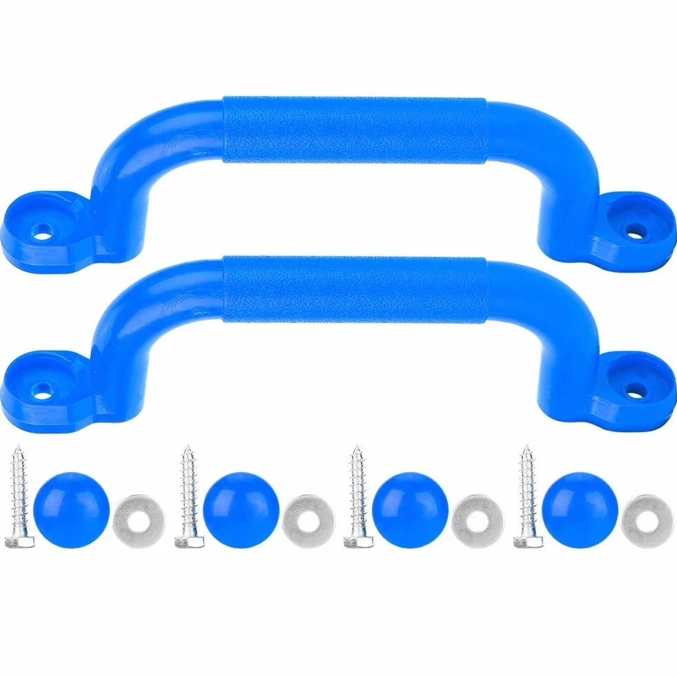 Antypoślizgowe plastikowe uchwyty zabezpieczające na plac zabaw dla dzieci (Blue)