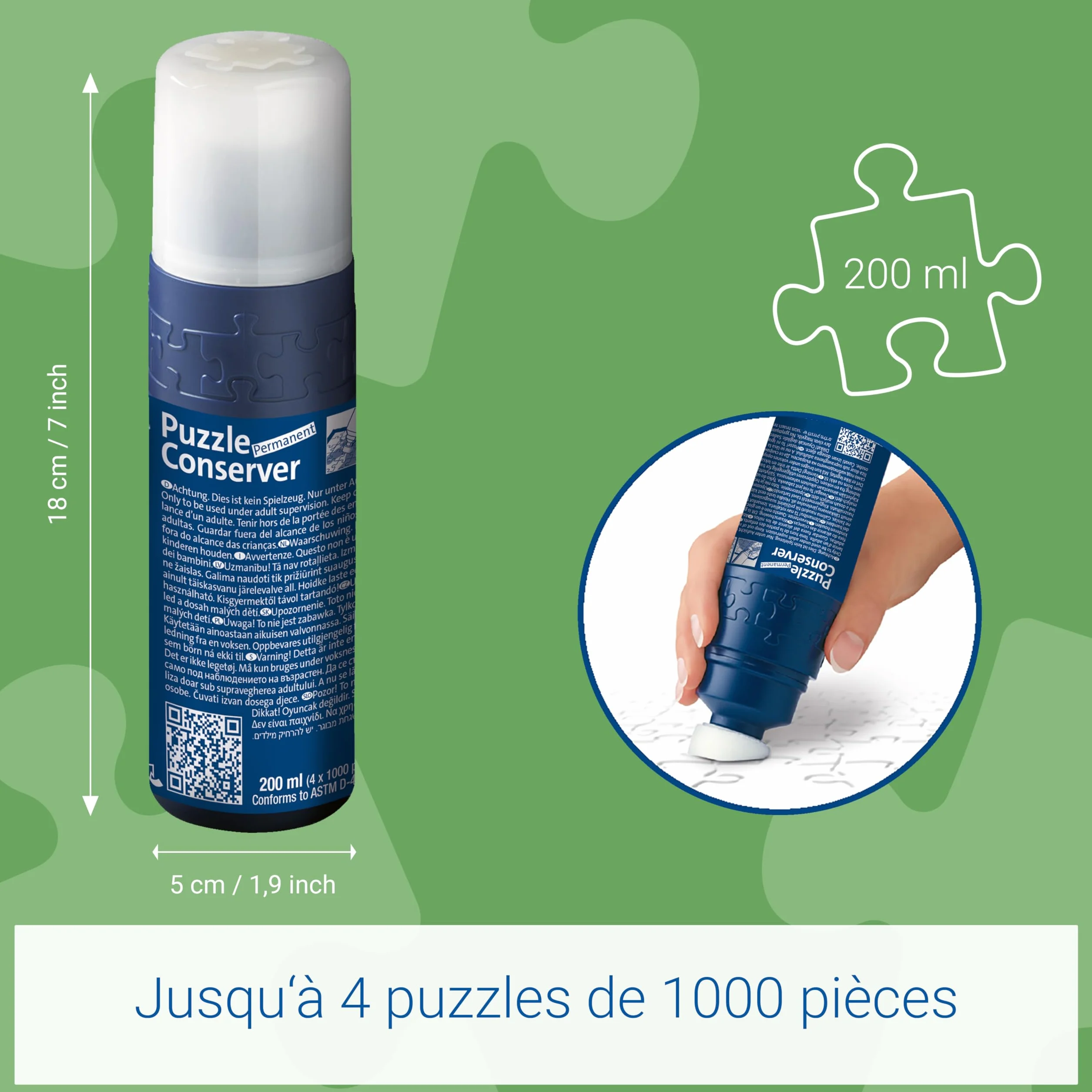 Ravensburger Puzzle 17954 Preparat Do Konserwacji Puzzli (17954),Wielokolorowa