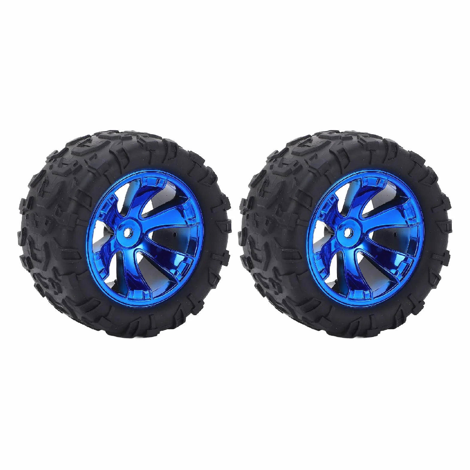 2PCS RC Koło Opony, Gumowe Opony Oponowe Plastikowe Piasty kół Odporne na Zamiennik Opony dla 1:12 RC Car 144018 3000