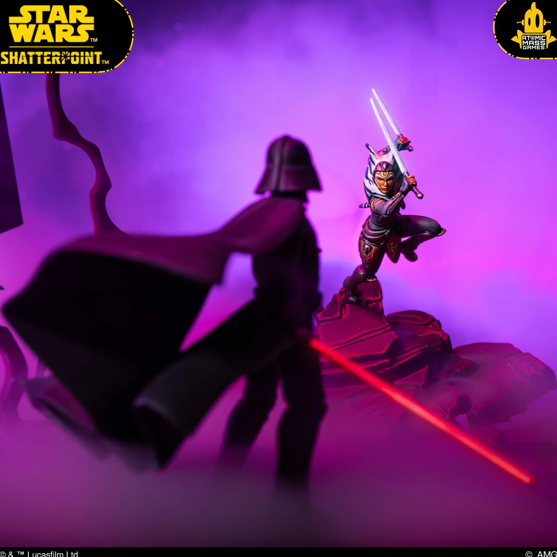 Atomic Mass Games Star Wars Shatterpoint I Am No Jedi Duel Pack Miniatures Expansion 2 Players 90 Minutes