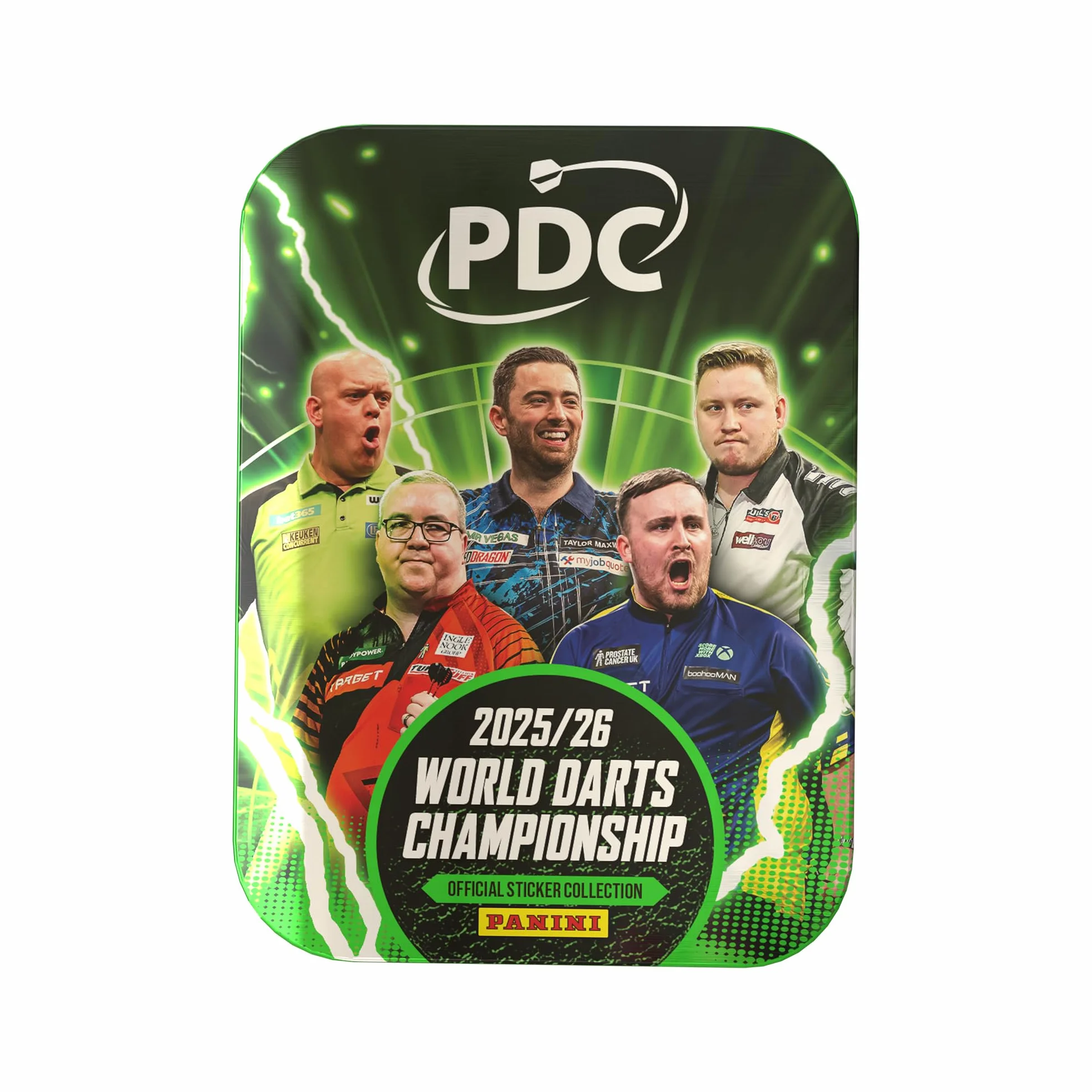 World Darts Championship Kolekcja naklejek puszka kieszonkowa