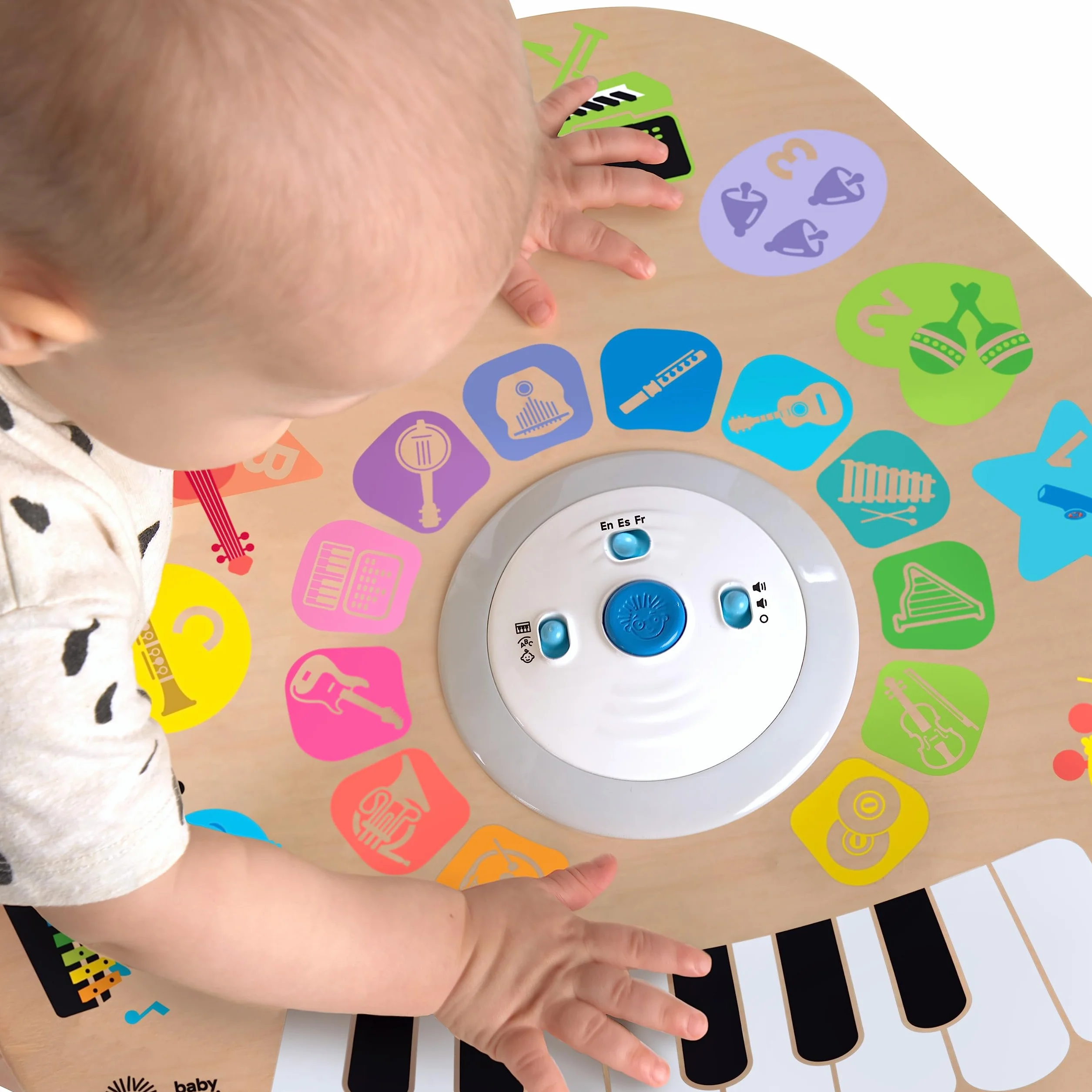 Baby Einstein 12398 Stolik Edukacyjny, Wielokolorowy, ‎44.45 x 41.91 x 33.02 cm; 1.4 kg