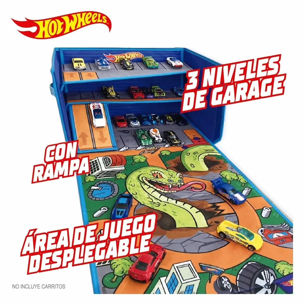 Hot Wheels Flex Cube playmat Garage Storage