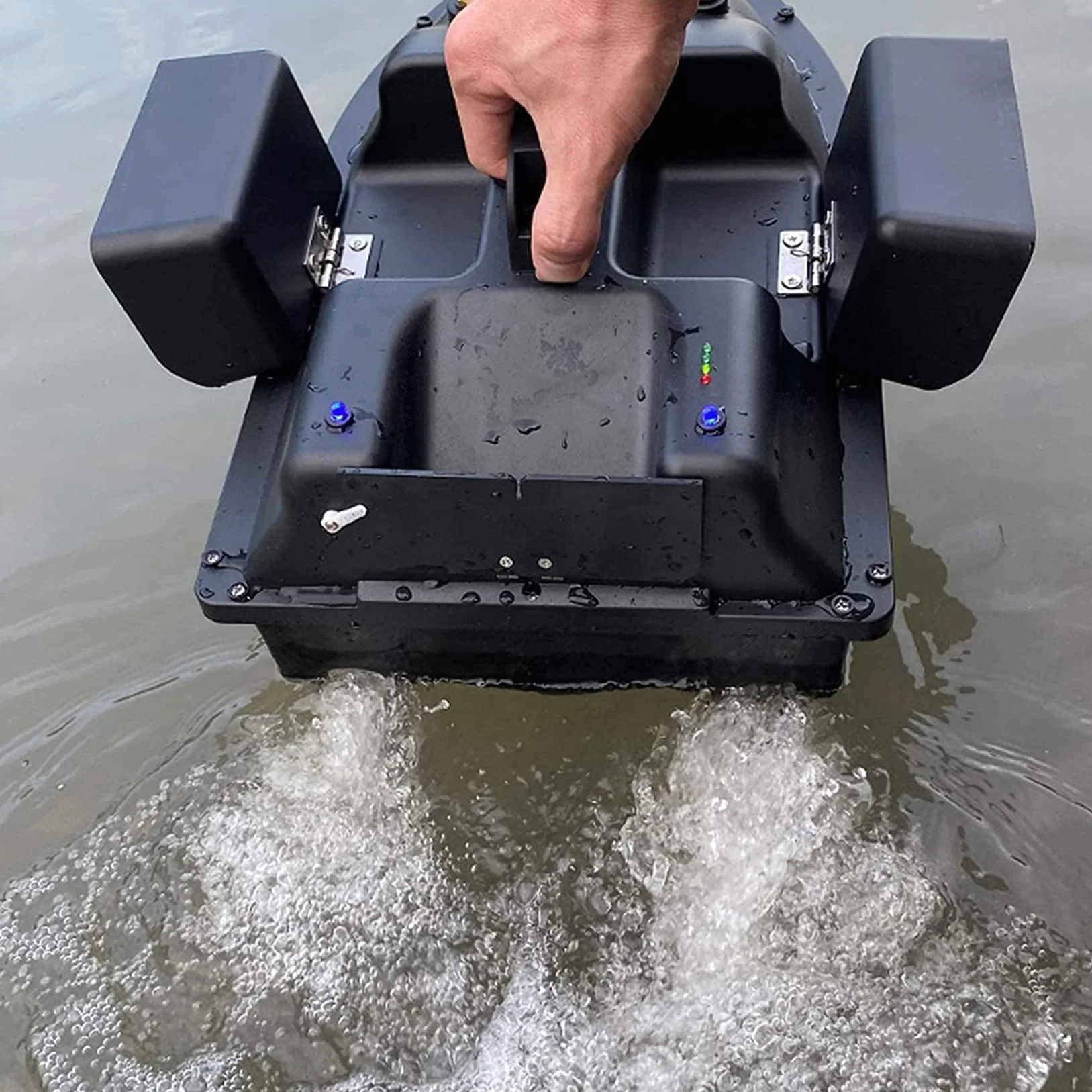 GPS Smart RC bezprzewodowa łódź na przynętę, ładunek 2 kg, automatyczne podawanie zdalne, zasięg do 500 m, wędkarstwo, 12000 mAh