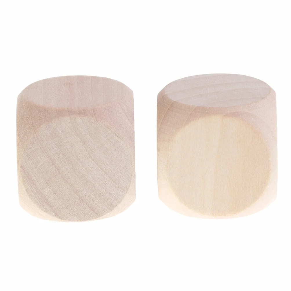 10 x Drewniana Kostka Puste Drewno Nielakierowane Sześciokątne 30 mm 3 cm