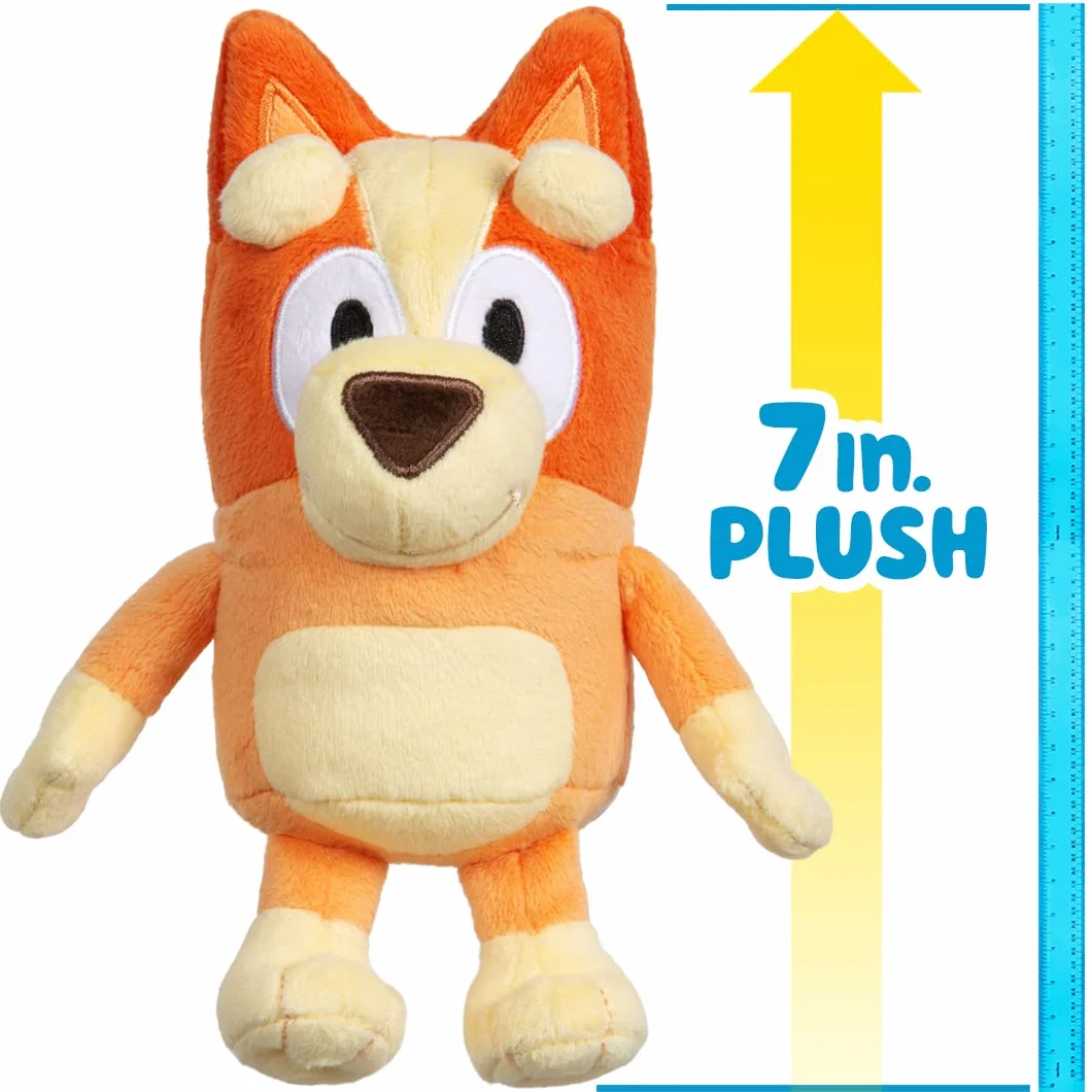 Bluey Friends BINGO Pluszowa zabawka 8" (20 cm) z etykietami, oryginalna licencja