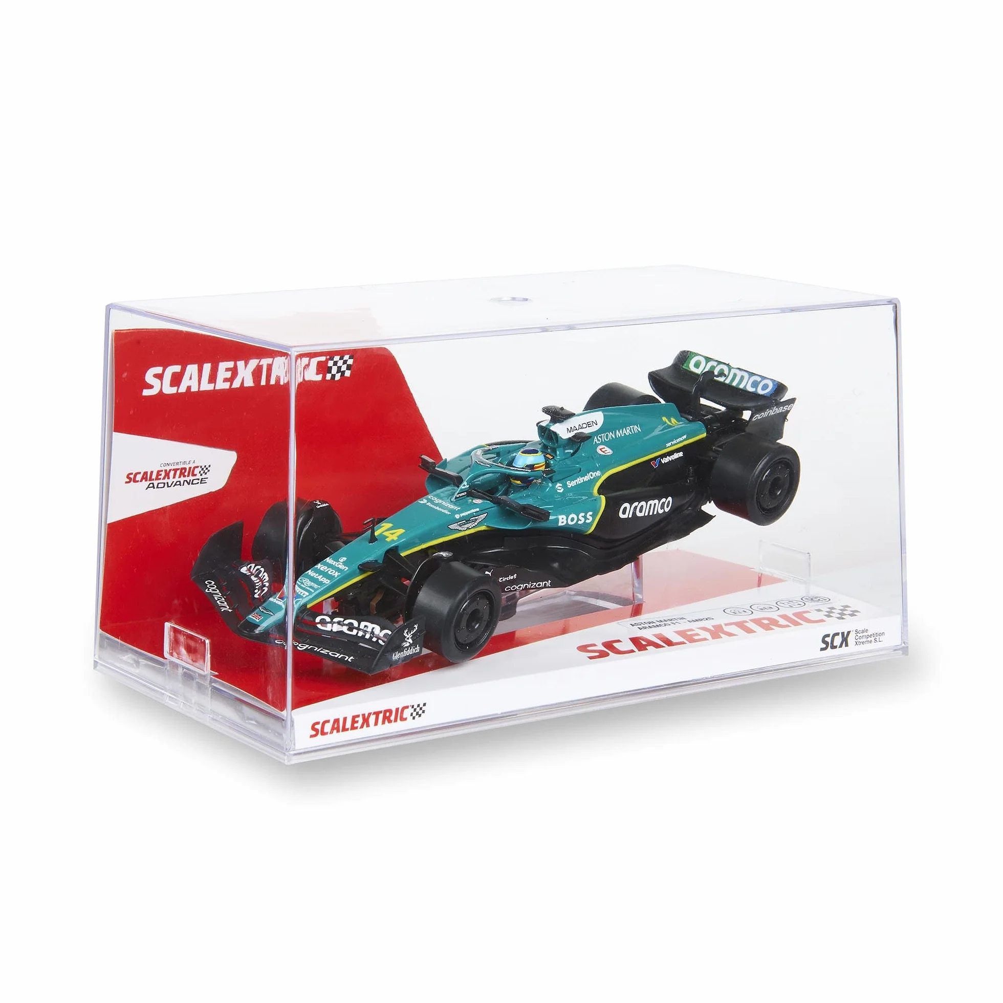 SCALEXTRIC - Oryginalny pojazd wyścigowy - Automat samochodowy - Skala 1:32 (Aston Martin Formula 1 - Alonso '25)