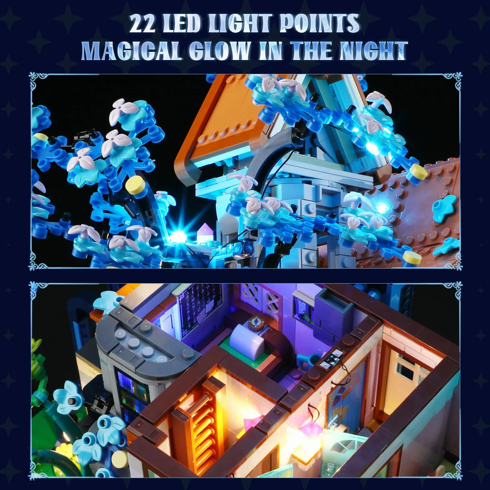 Lumibricks Leśna Gospoda 20006,3120 Pcs, Magiczny Zestaw Konstrukcyjny Elfów Z Fantastycznego Lasu, Pomysł na Prezent dla Nastolatków & Dorosłych Fanów Zabawek