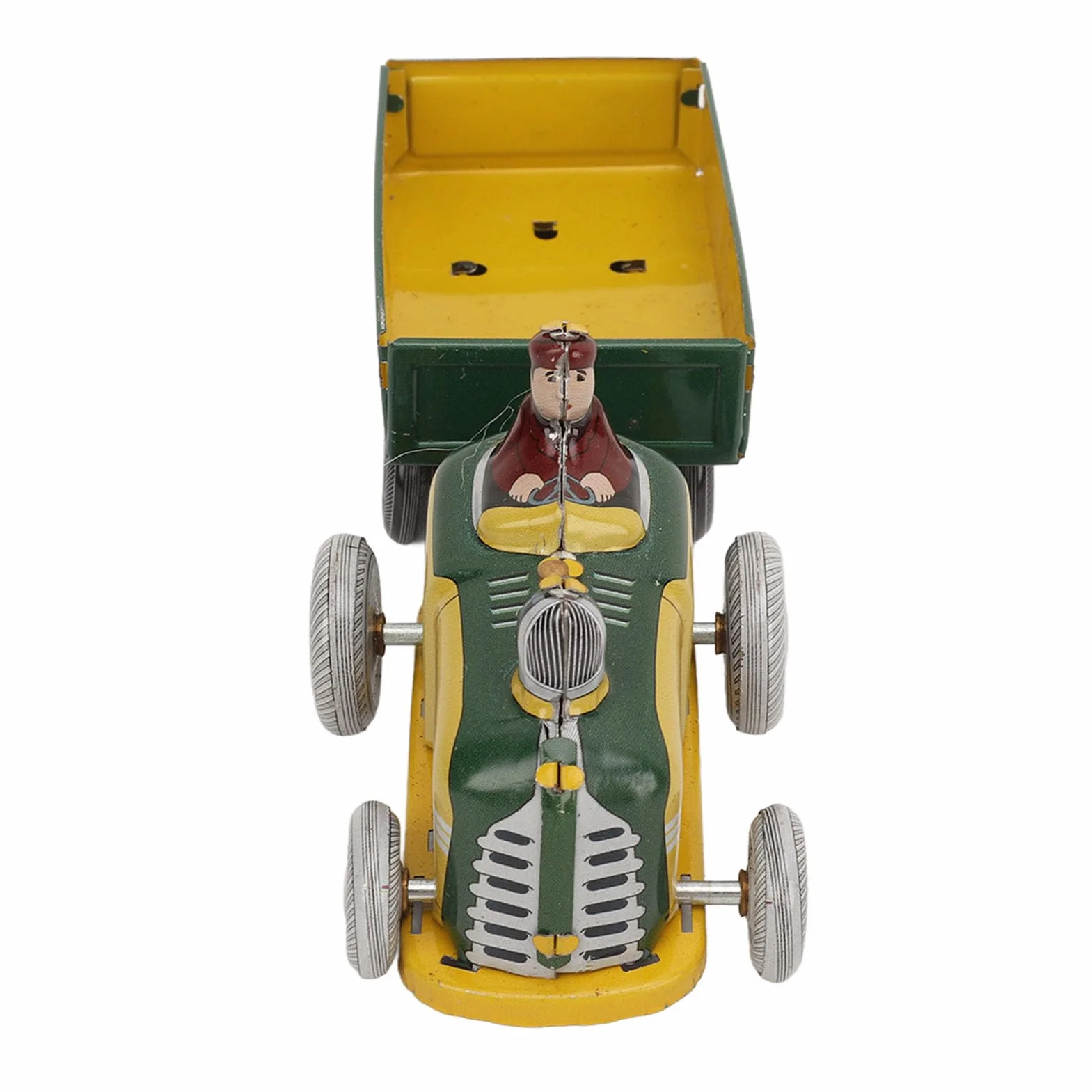 Nostalgiczna Nakręcana Zabawka, Metalowy Traktor z Blachy Chodzącej, Kolekcjonerskie Dekoracje w Stylu Vintage, Klasyczny Design z Doskonałym Wykonaniem, Wszechstronna Opcja
