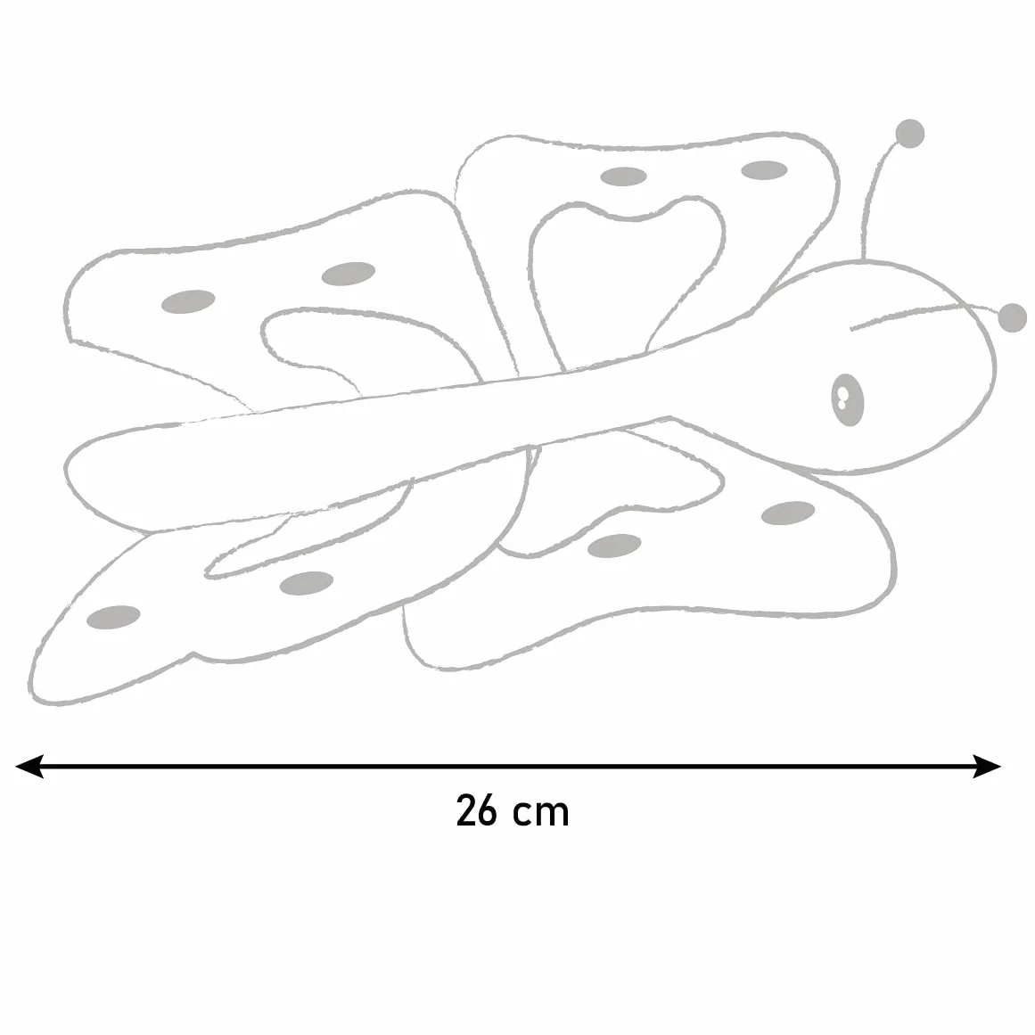 Pluszowa zabawka 2 w 1, odwracalna pluszowa kreatywna zabawka dla lalek, super miękka zabawka edukacyjna dla dzieci, poliester, Klar, 5 x 23 x 26 cm, uniseks