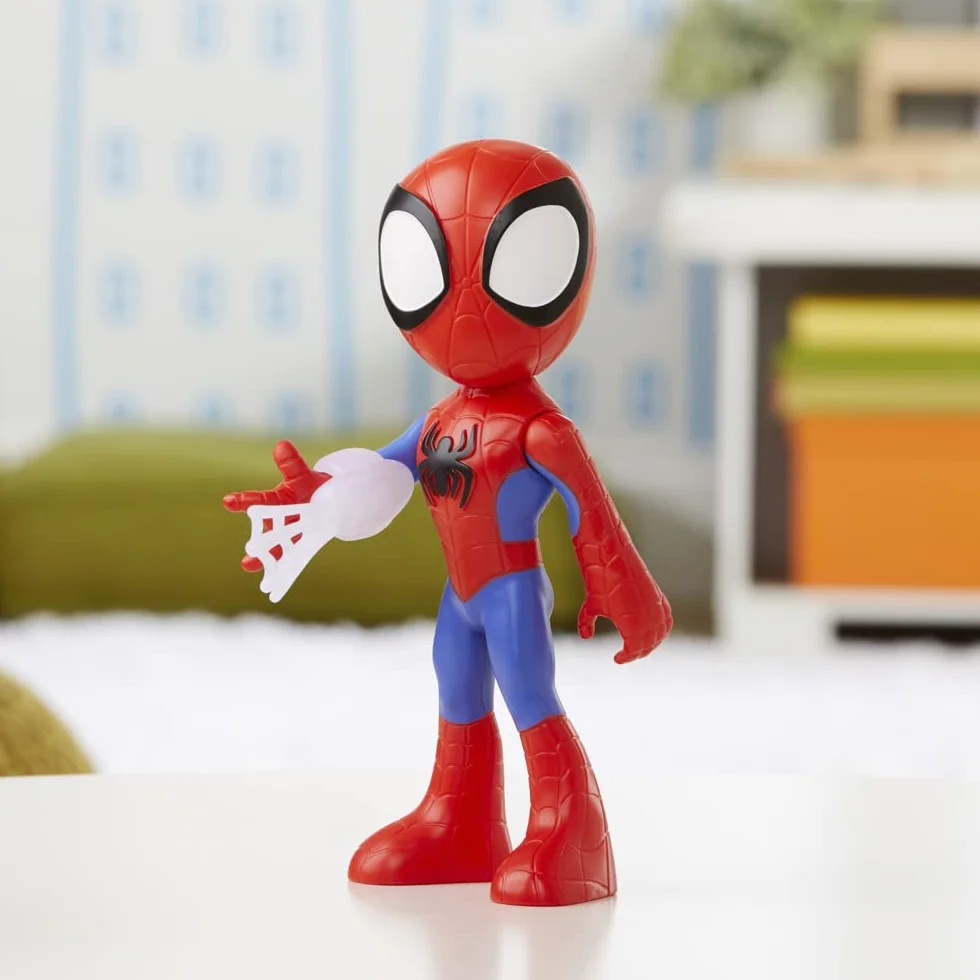 Superwielka figurka Spideya o wysokości 22,5 cm z serialu "Spidey i super-kumple" Marvela, zabawka dla przedszkolaków