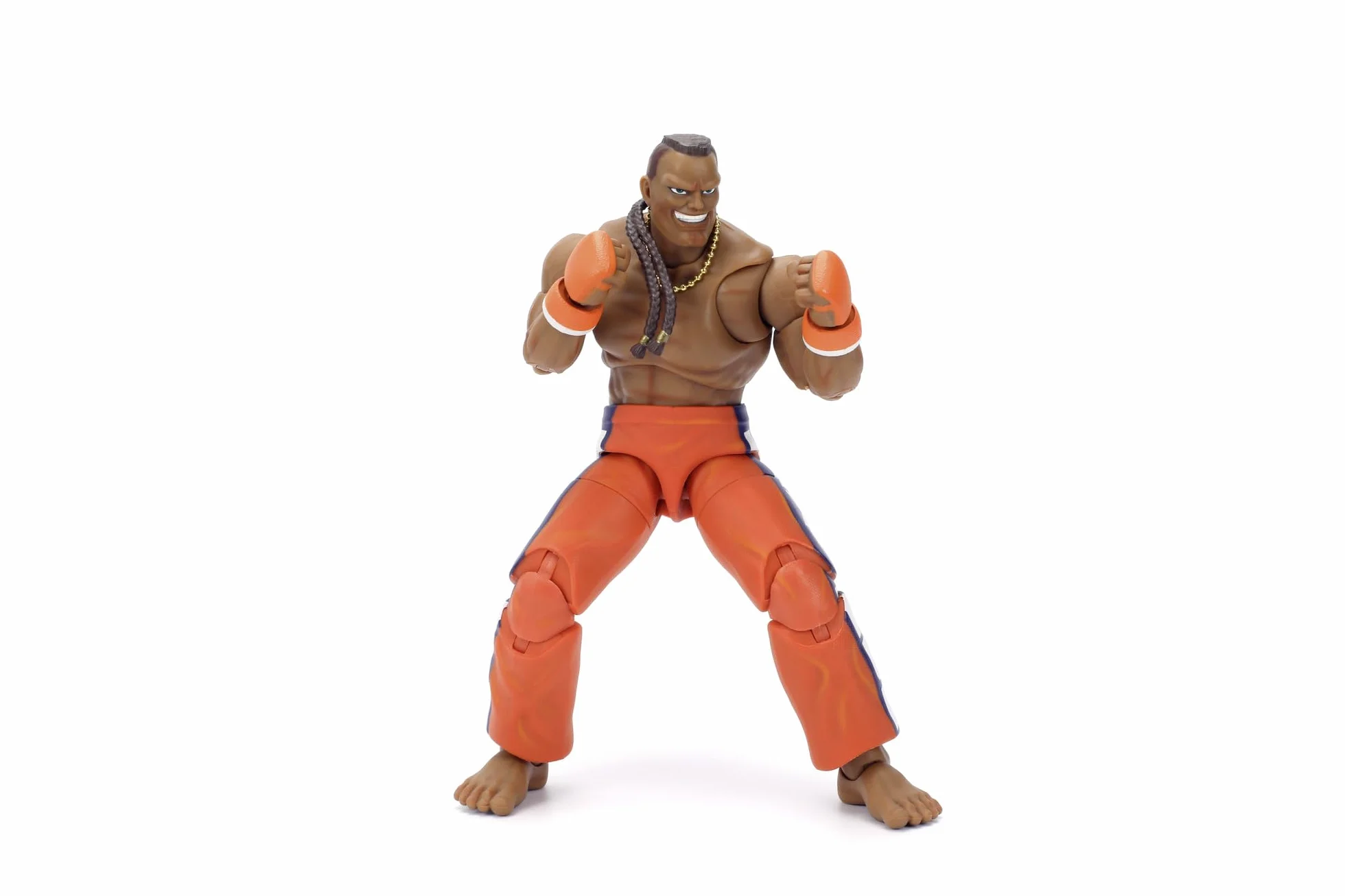 Jada Toys Street Fighter figurka DEE Jay 15 cm ruchoma kolekcjonerska z alternatywną głową i akcesoriami