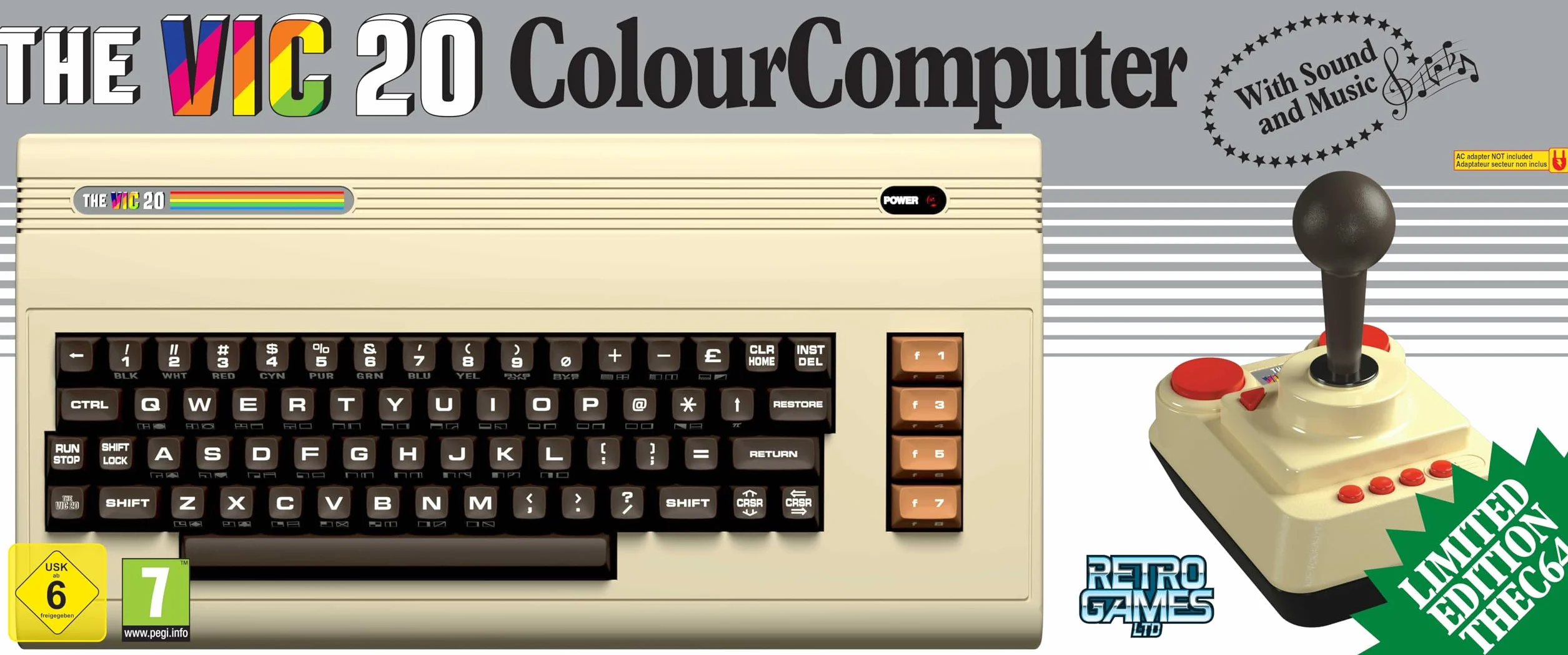 Retro Games System wideo VIC 20 (kolor komputera) ()