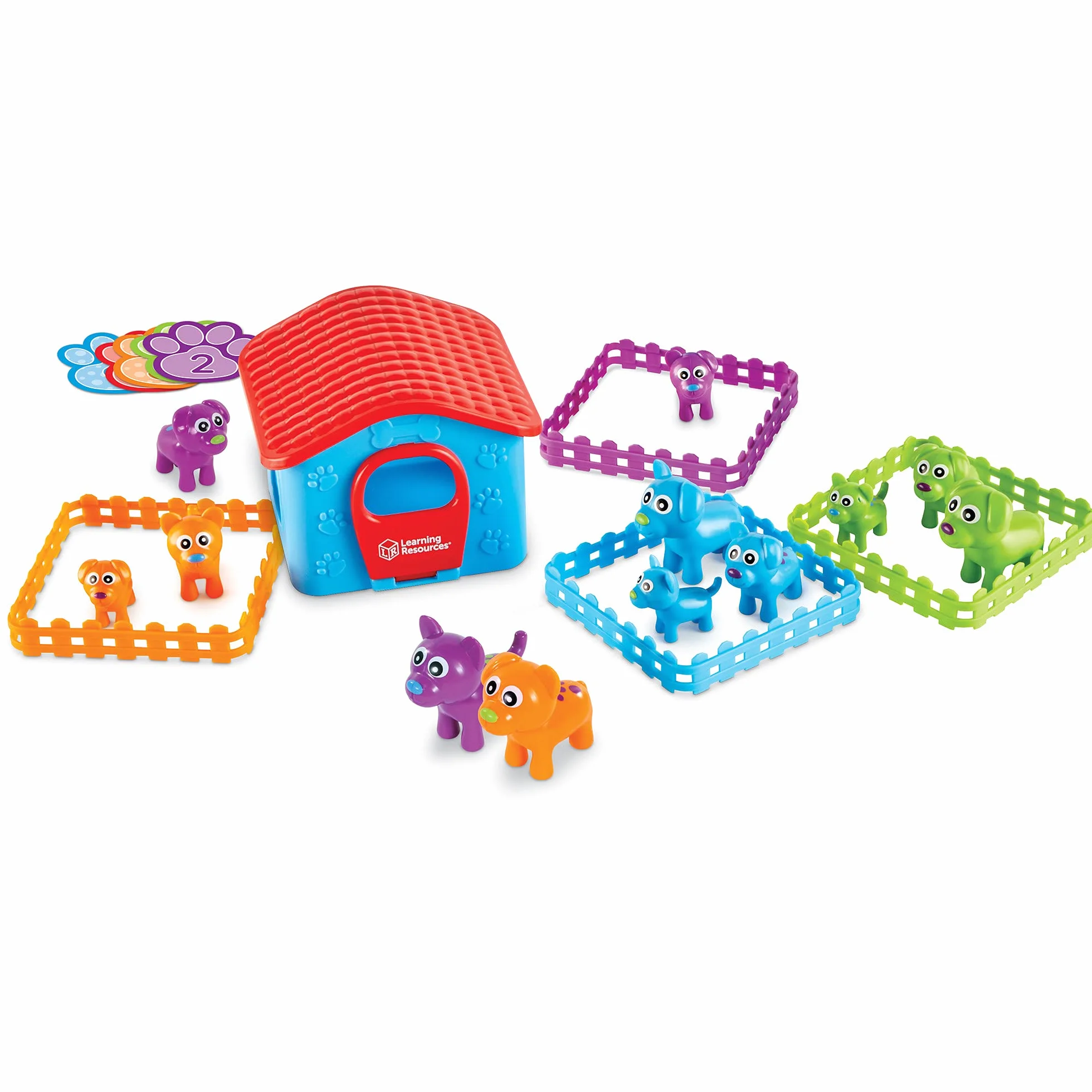 Learning Resources Sort-'Em-Up Pups! 28-Kawałek Zestaw