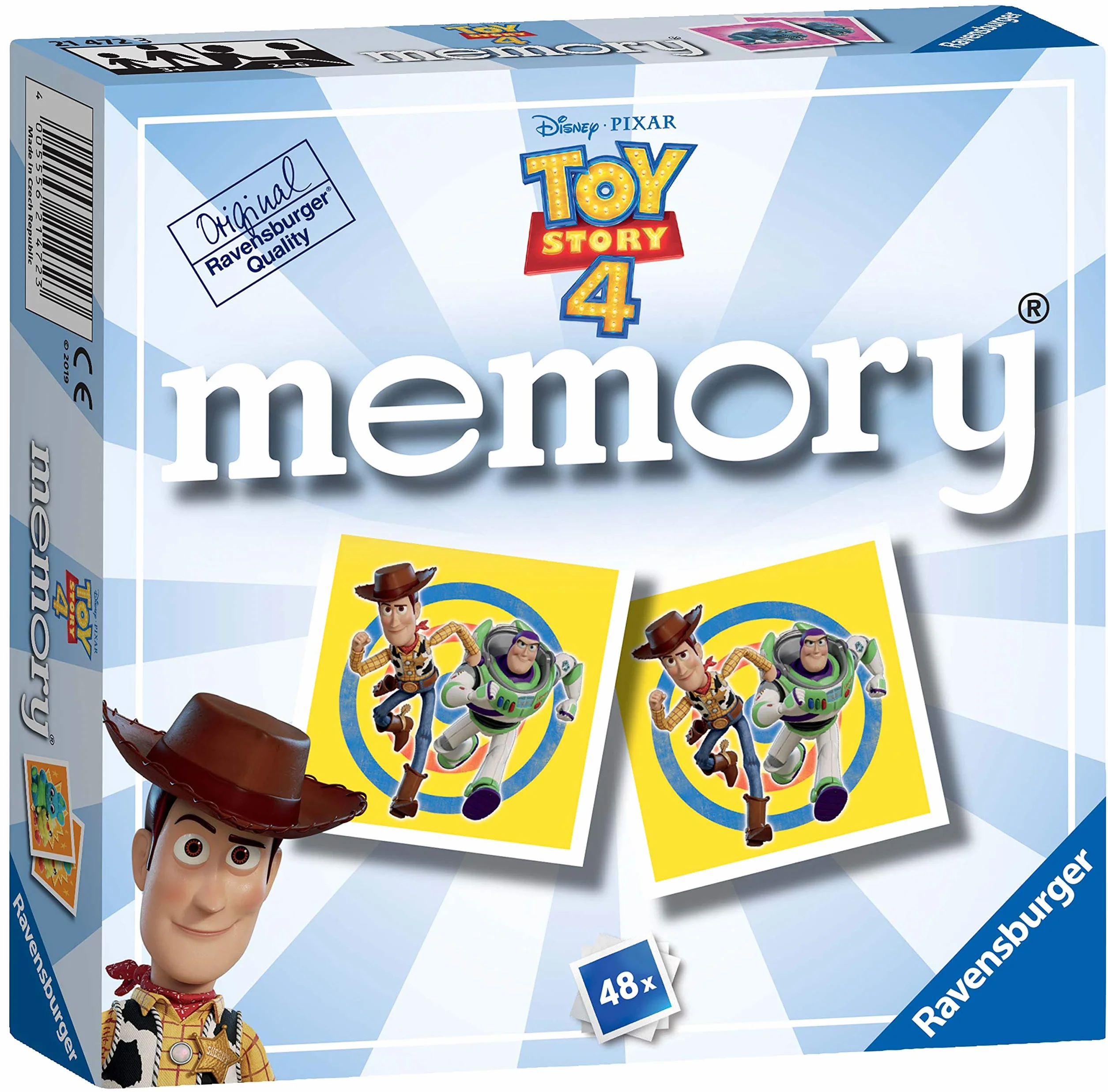 Ravensburger Disney Toy Story 4 mini zapamiętujące zapamiętywanie obrazu dla dzieci w wieku od 3 lat