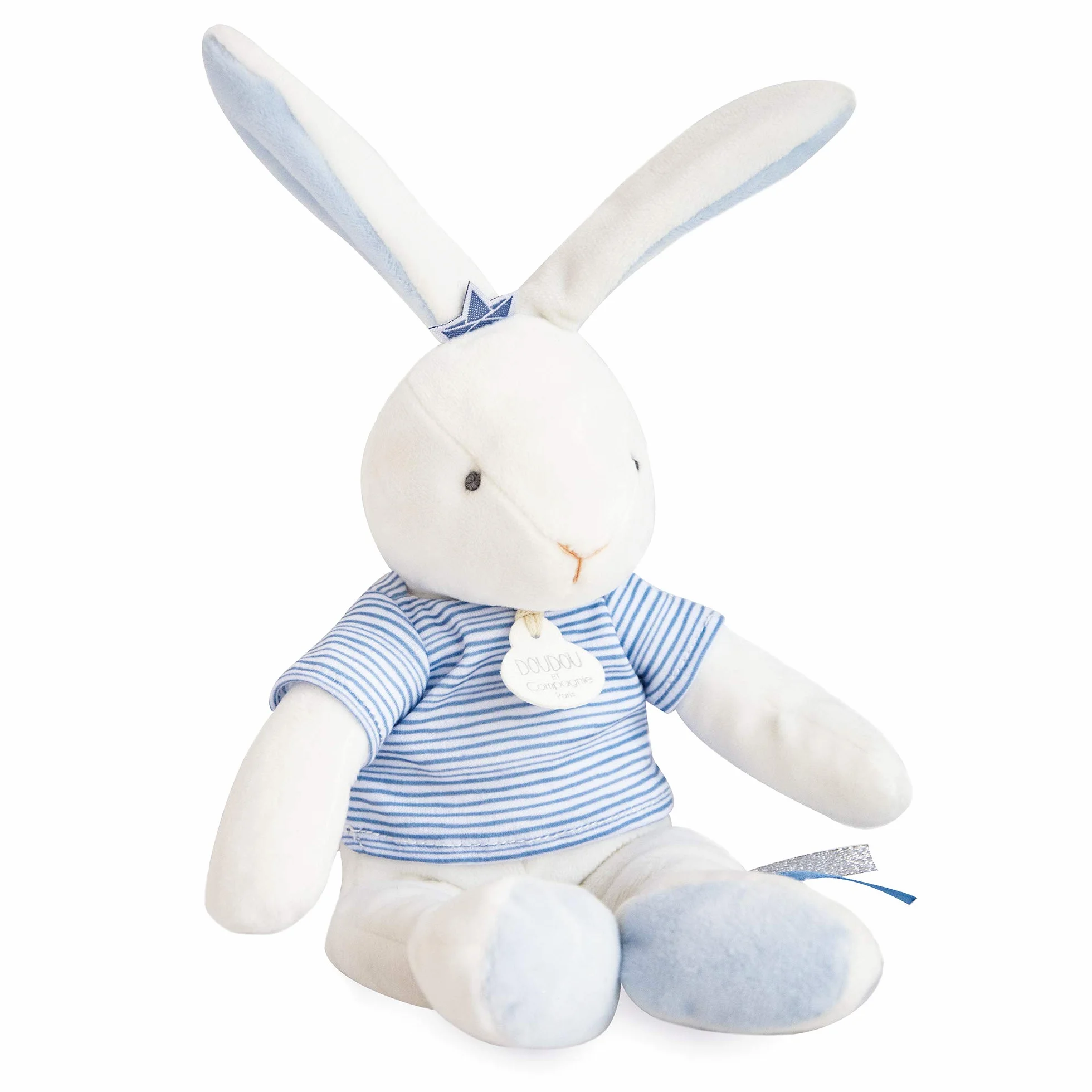 Doudou et Compagnie DC3517 KANINCHEN MATELOT - Marionette, niebieski