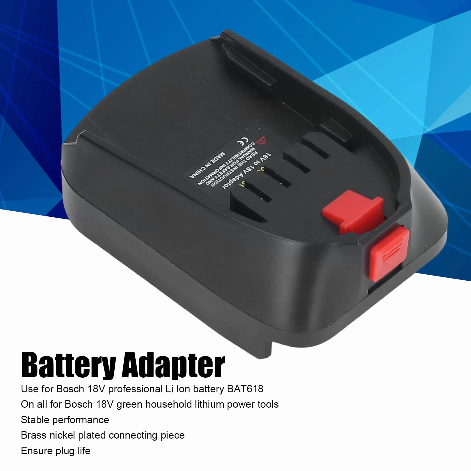 Adapter Koła Zasilania, Konwerter Baterii Litowej 18 V ElektronarzęDzie do Akumulatorów Litowo-Jonowych BAT618