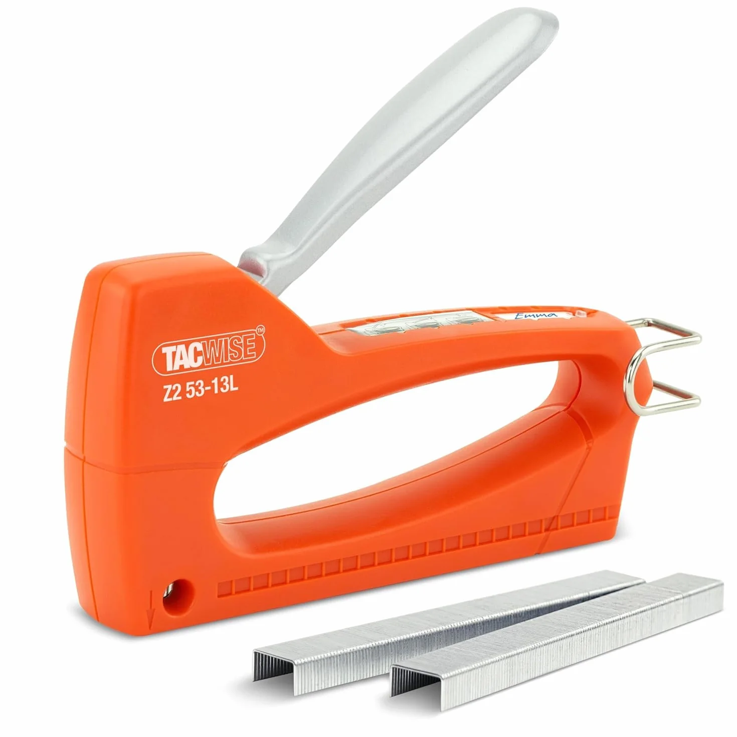 Tacwise 1727 Z2 53-13L lekki zszywacz z 300 zszywkami, używa zszywek typu 13 i 53/4-8 mm, pomarańczowy