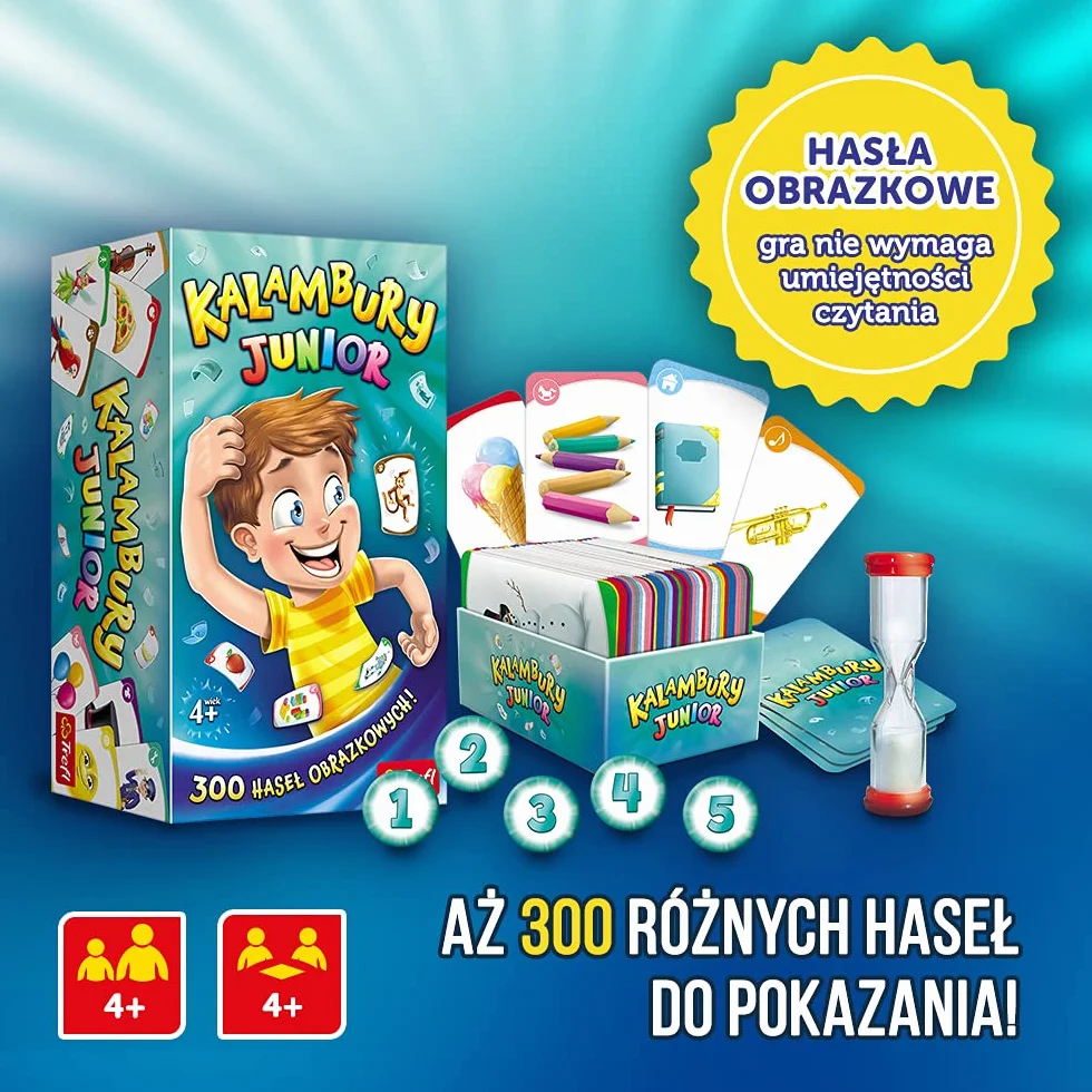 Trefl Kalambury Junior Gra Towarzyska dla Dzieci od 4 lat