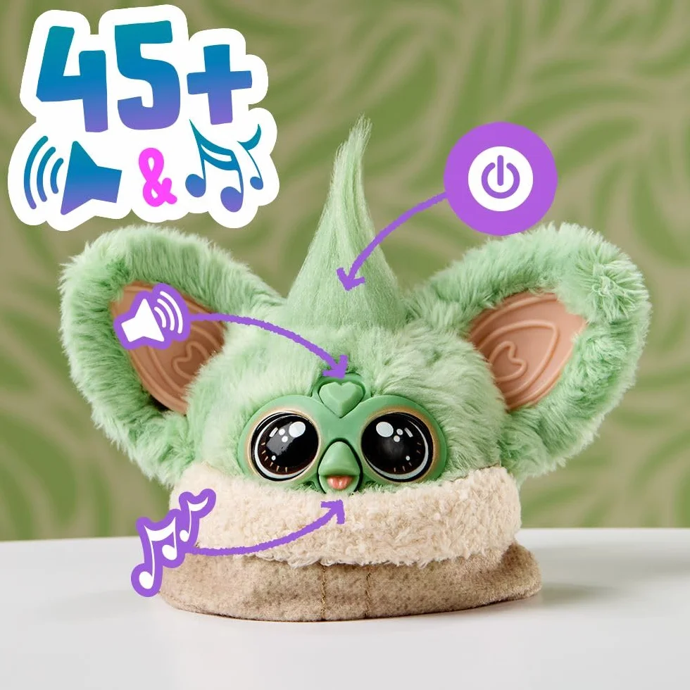 Furby Furblets STAR WARS™ Grogu pluszowa elektroniczna zabawka kolekcjonerska na licencji