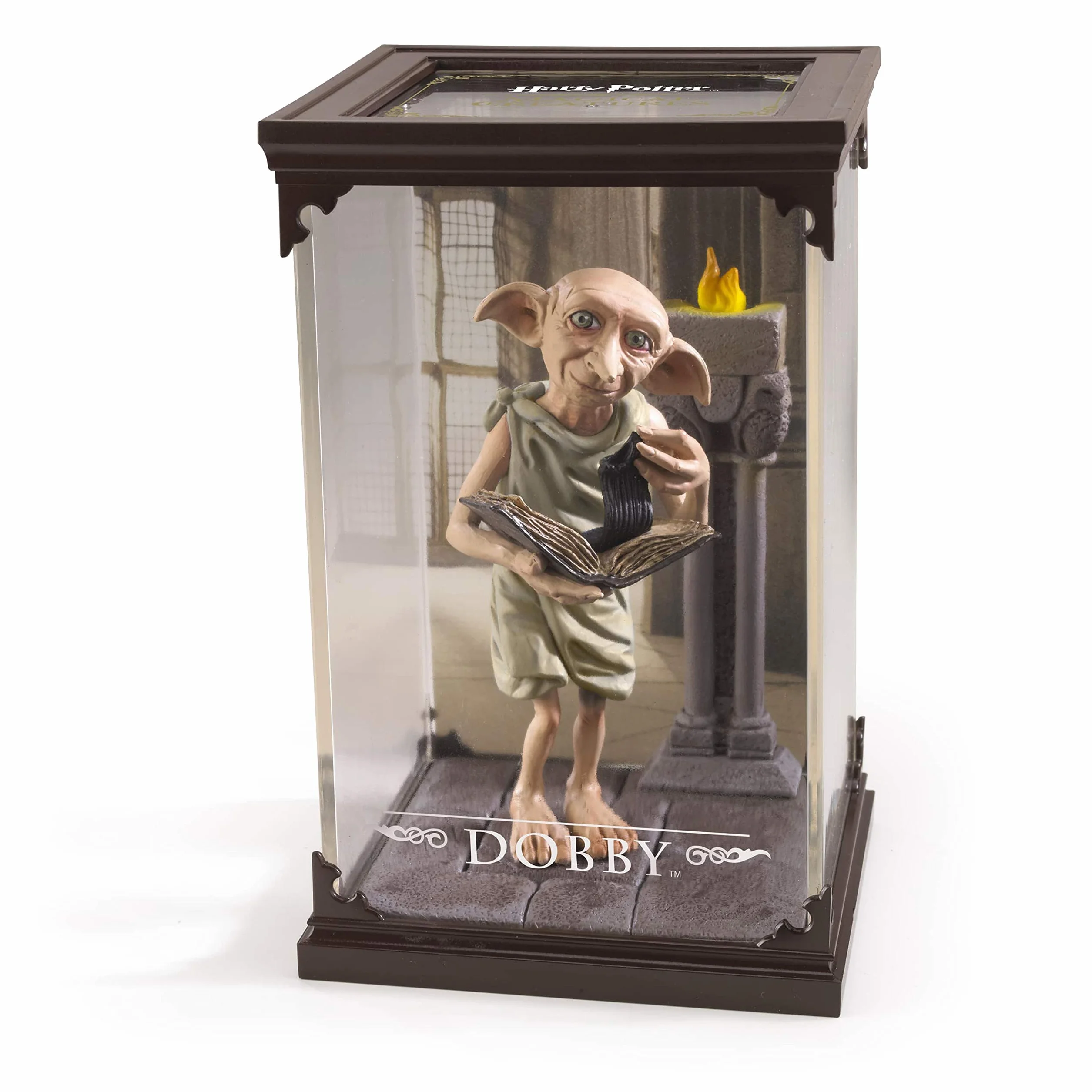 The Noble Collection - Magiczne stworzenia Dobby - ręcznie malowane magiczne stworzenie #2 - Oficjalnie licencjonowane zabawki Harry'ego Pottera 7in (18.5cm) - Wysokiej jakości figurki kolekcjonerskie - dla dzieci i dorosłych