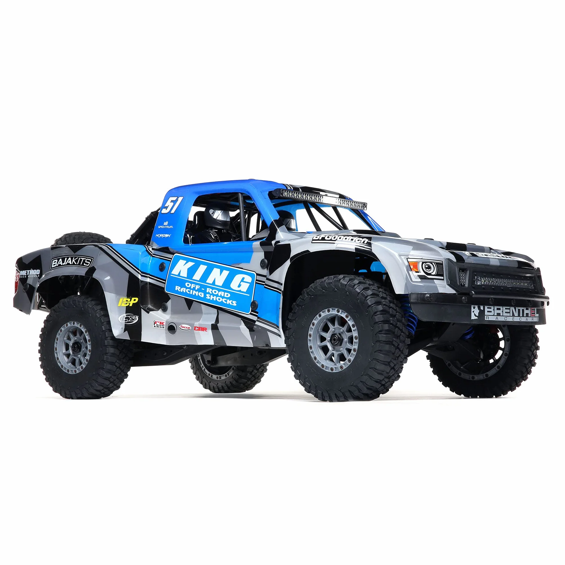 LOSI 1/6 Super Baja Rey 2.0 4X4 Desert Truck Brushless RTR, King Shocks