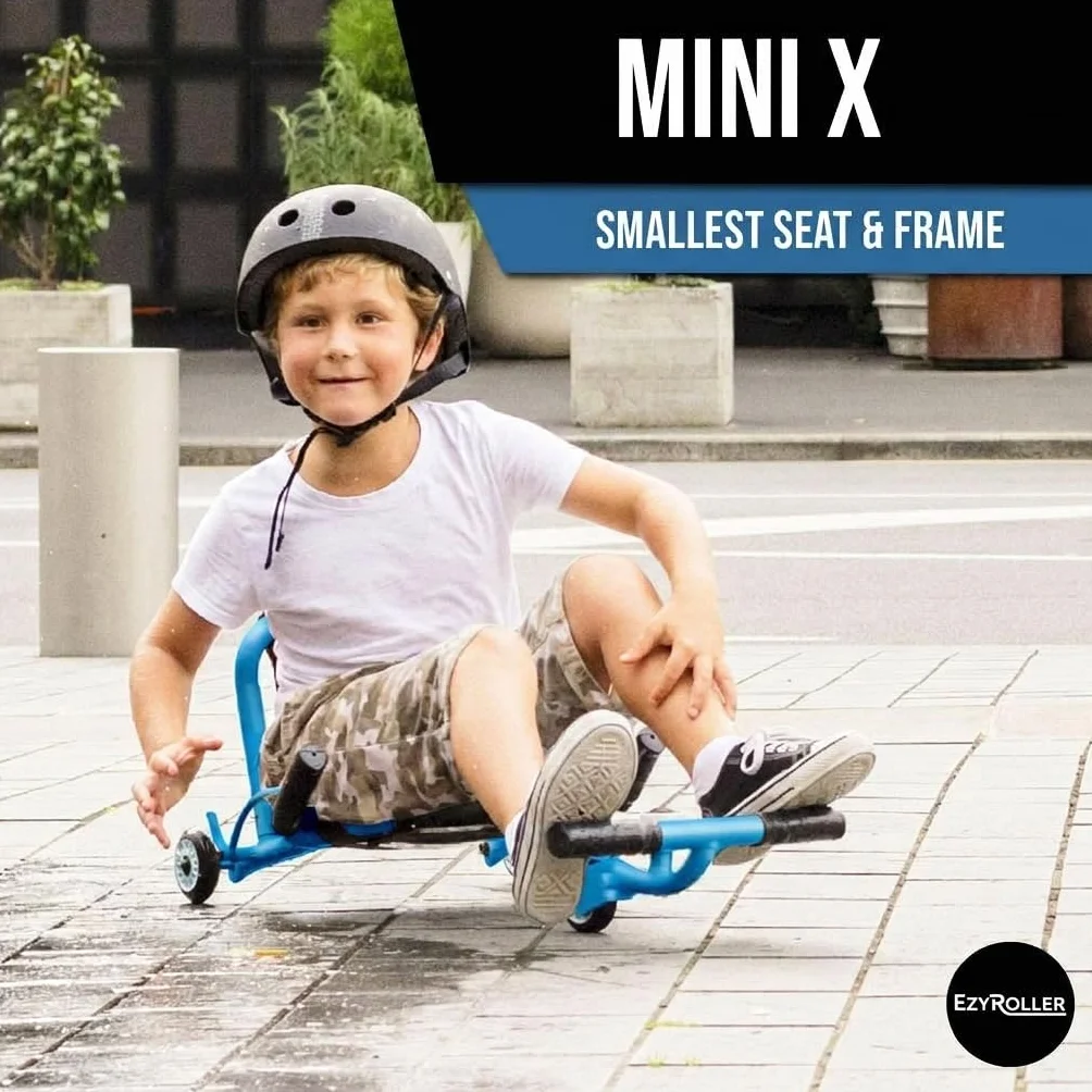 EzyRoller Dziecięcy trike Mini Ride On Children trójkołowy wąż karcik (niebieski)
