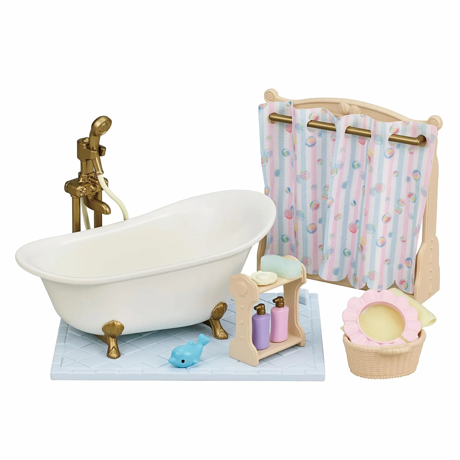 Sylvanian Families - 5739 Łazienka zestaw z wanną i prysznicem - Zestaw do zabawy