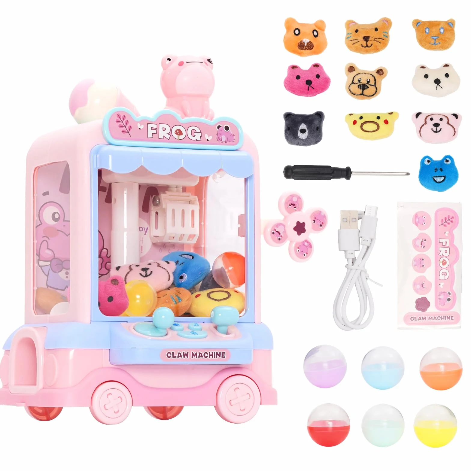 Ark miido Candy Grabber automat do słodyczy, mini automat chwytakowy dla dzieci, automat do słodyczy, automat chwytakowy z gryfem automat dla dzieci