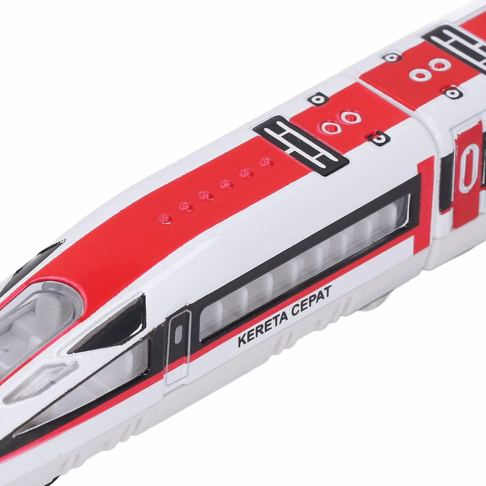 Rengue Zabawka dla Dzieci Szybki Pociąg, dla Dzieci, Zabawna i Bezpieczna Konstrukcja w Wieku od 3 do 6 Lat Zabawka Szybki Pociąg, Aluminiowy Model Toru Nan Zabawki