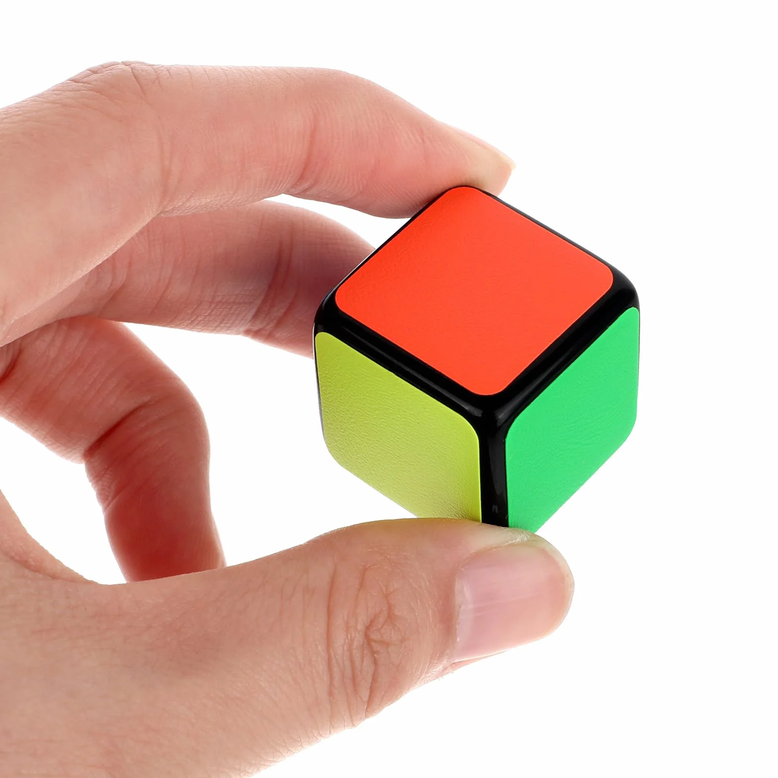Qianyu Quick Restore 1x1 Speed Cube, bez naklejek, szybkie płynne obracanie, lekka magiczna kostka