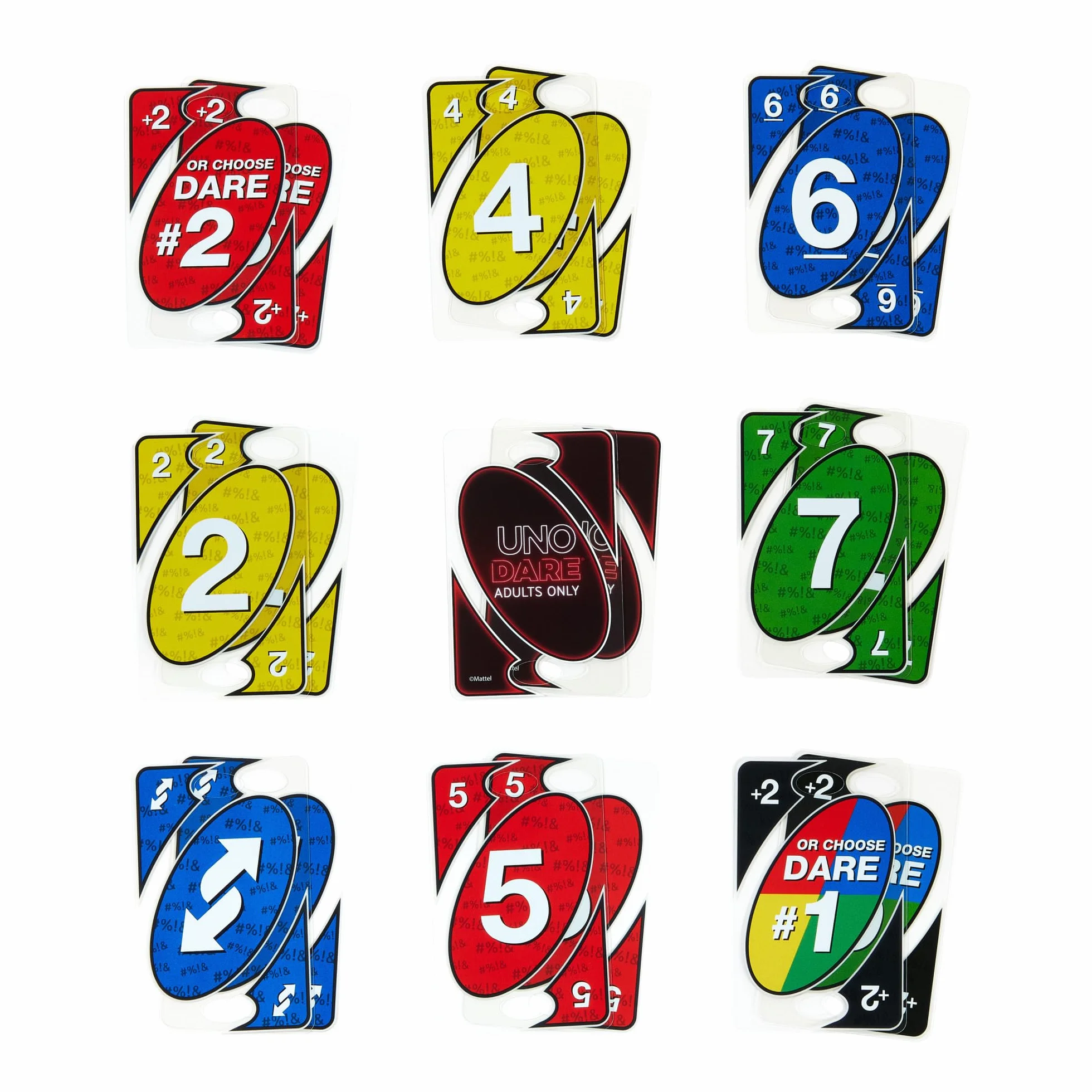 Mattel Games - UNO Challenge Adults Only – gra karciana dla dorosłych, + 18 gier na wieczory z grami, w podróży i na imprezy, wersja niemiecka UNO Dare, JBF58