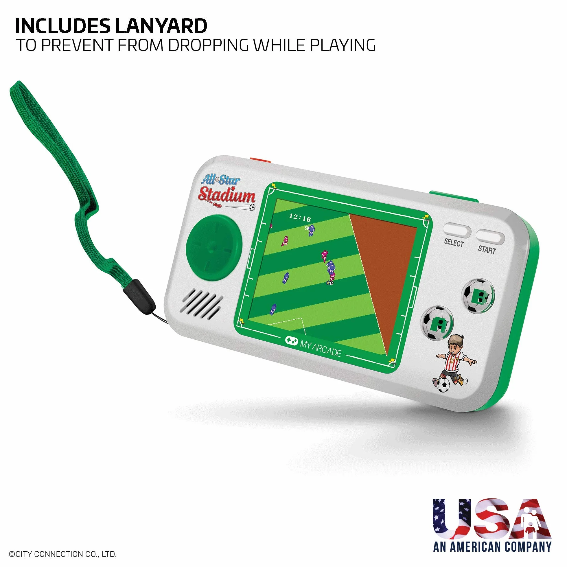 My Arcade DGUNL-3275 All-Star Stadium Pocket Player Portable Handheld Game Sys
