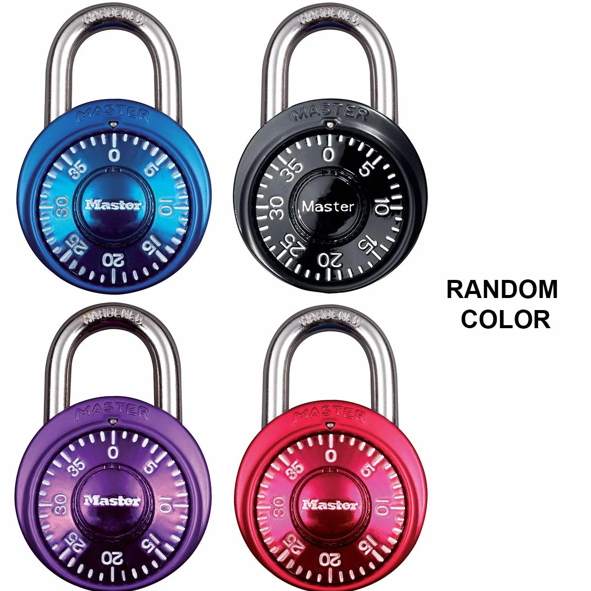 Master Lock 1533EURD Kłódka szyfrowa, losowy kolor, 5,7 x 4 x 2,5 cm