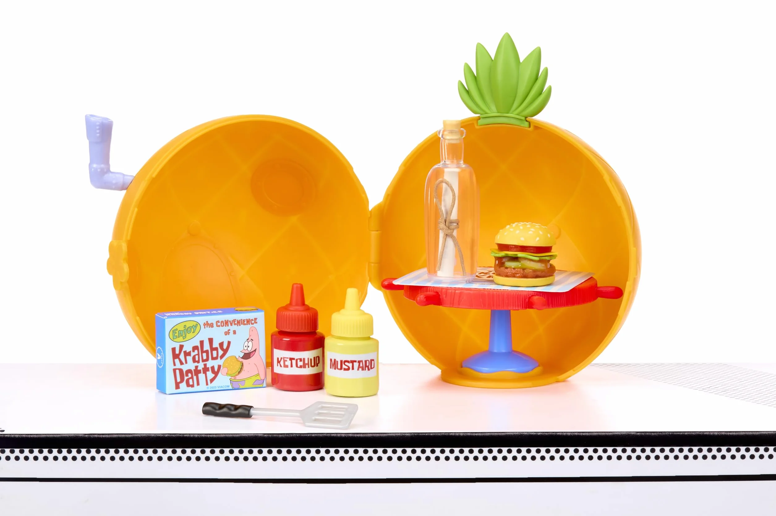 MGA's Miniverse Make It Mini SpongeBob SquarePants - Mini Przedmioty Kolekcjonerskie, Majsterkowanie, Zabawa Zywicą, Repliki Jedzenia, Niejadalne, dla Kolekcjonerów i Dzieci w Wieku od 8 Lat.