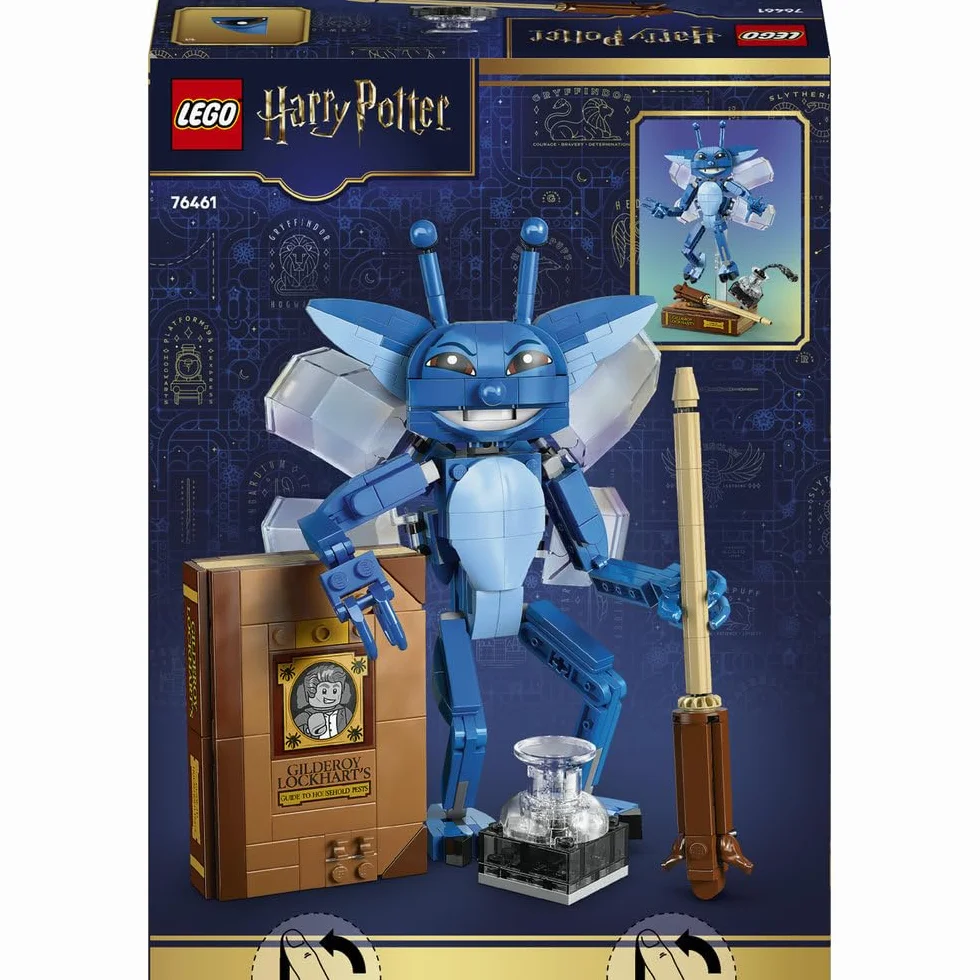 LEGO Harry Potter Chochlik kornwalijski, ruchoma figurka do zbudowania, zabawka dla dzieci i pomysł na prezent dla dziewczynek i chłopców wieku od 8 lat, dekoracja do pokoju dziecięcego 76461