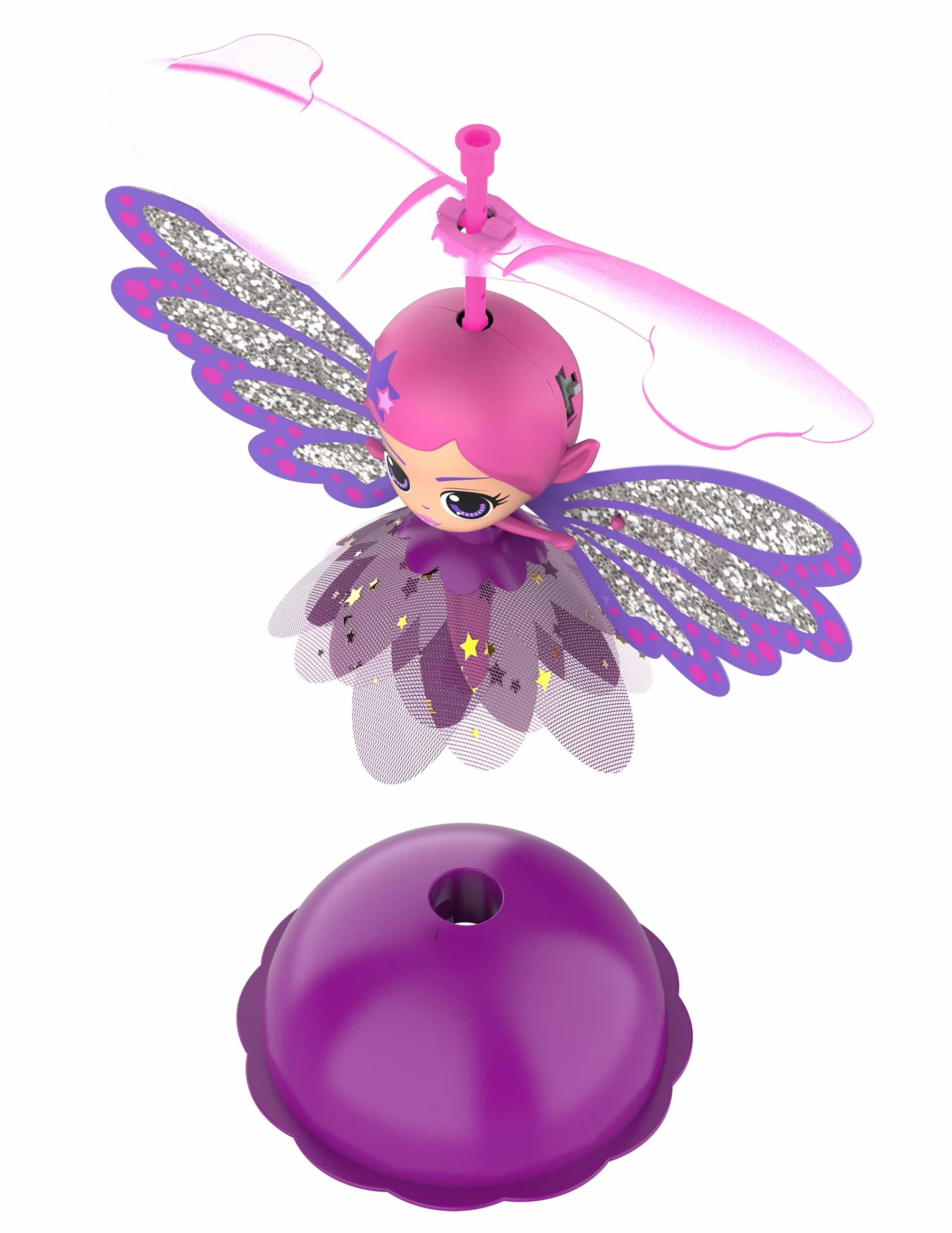 Pixie Wings | Unosząca się wróżka, która leci nad Twoją ręką, inteligentna technologia czujników | Ożyw swoją wróżkę | Dla dzieci w wieku 8+