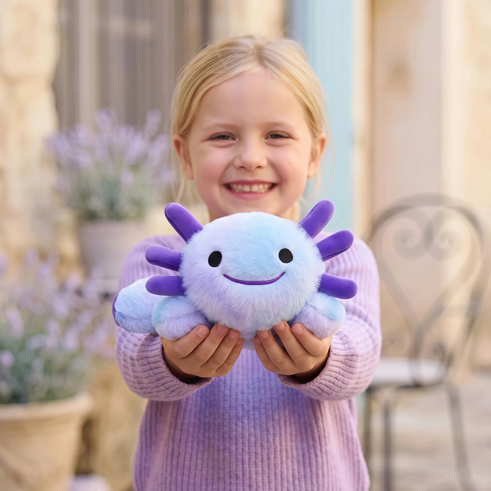 Axolotl pluszowe zwierzątko, Axolotl, maskotka do przytulania, wydra do spania, wypchane zwierzę, przytulanki, zwierzęta ciężarowe dla dzieci