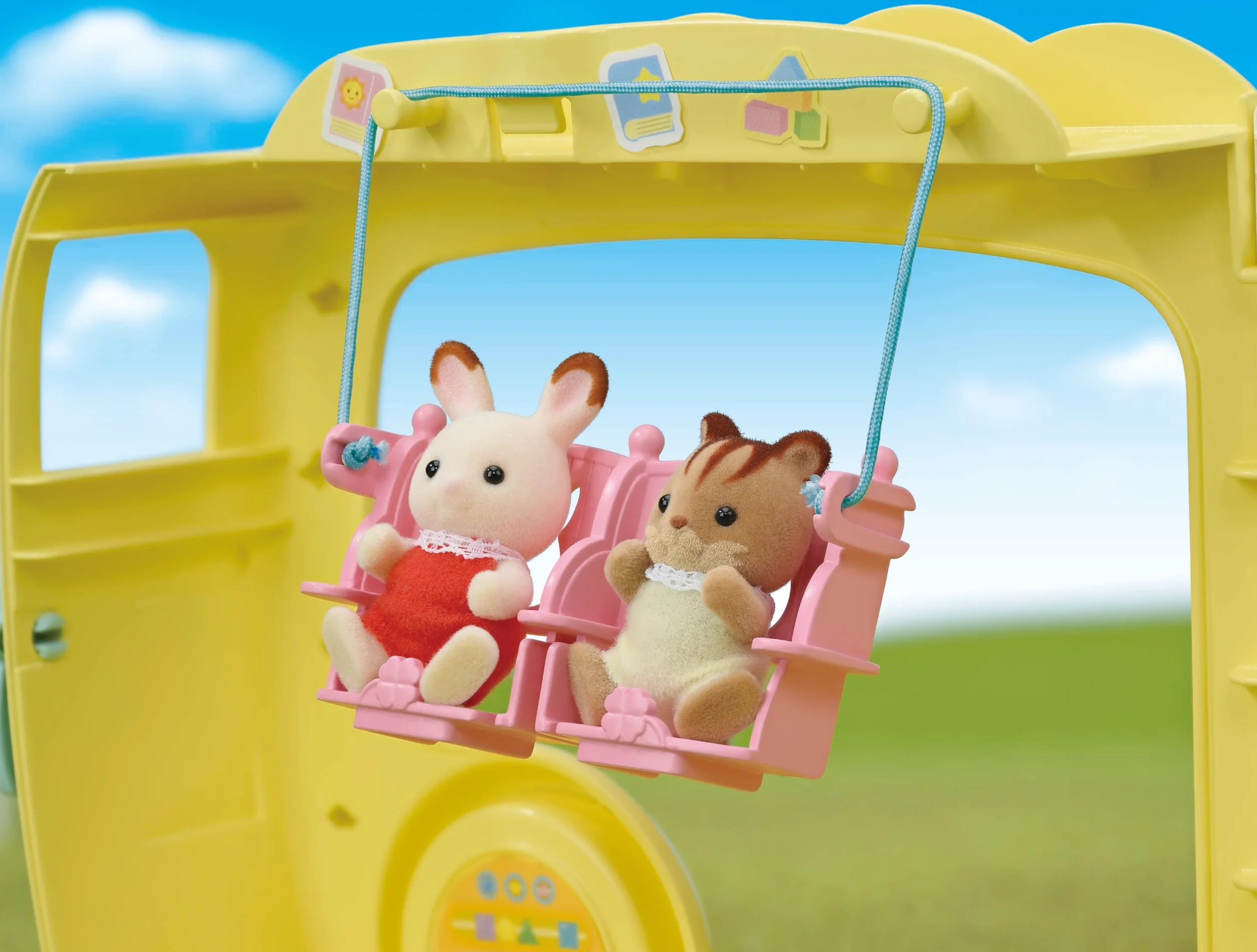 Sylvanian Families - 5744 Kolorowy Autobus - Zestaw do zabawy