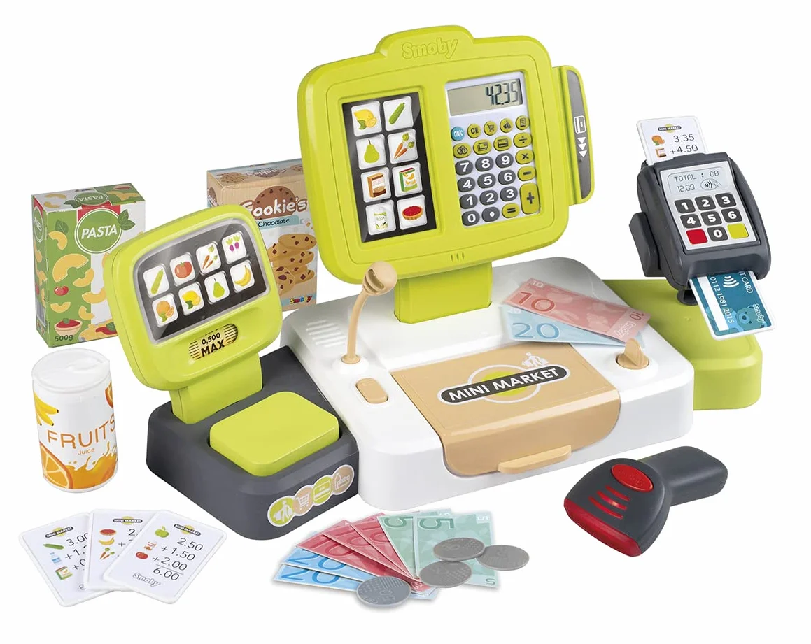 Smoby 7600350114 Kasa elektroniczna duża ze skanerem
