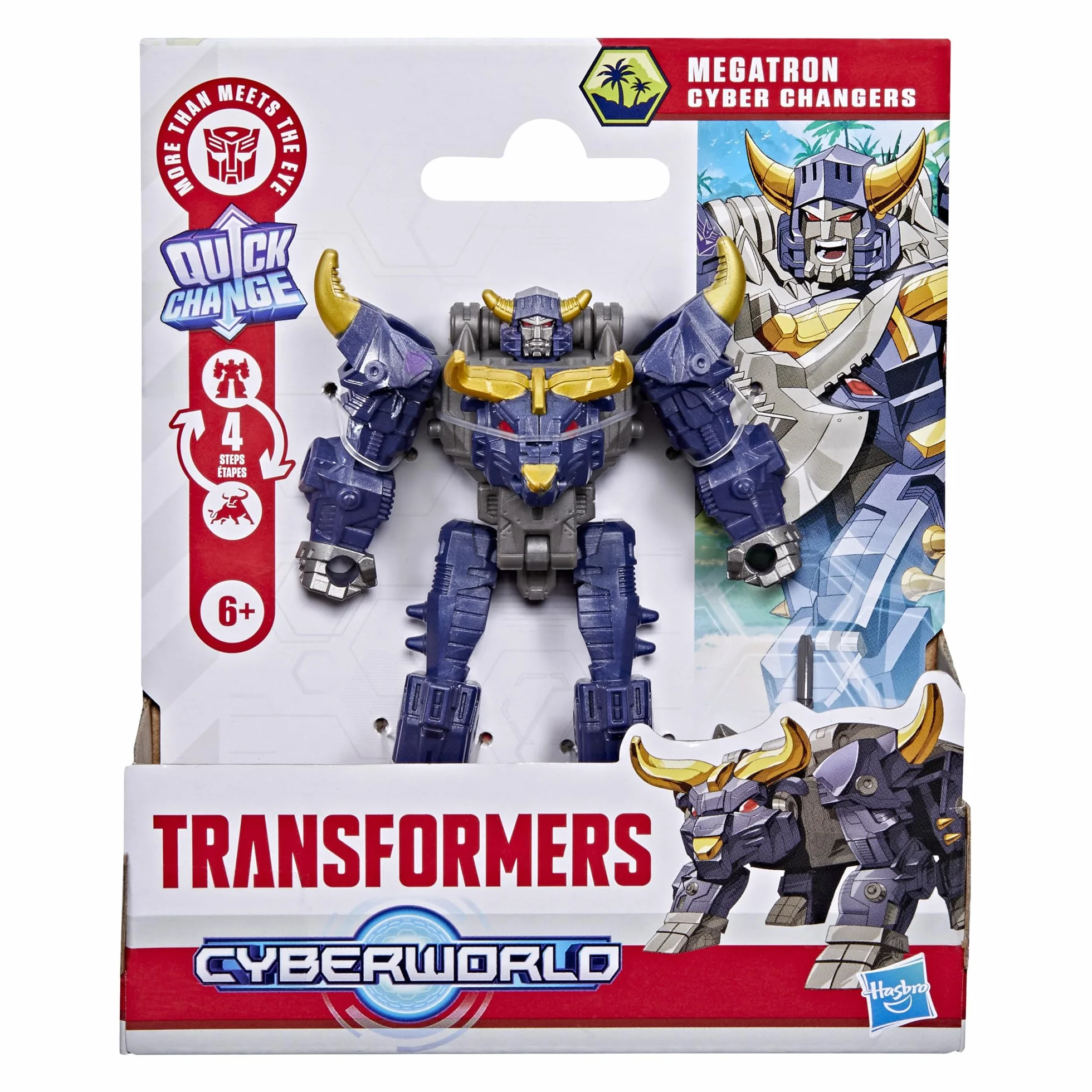 Figurka Megatrona z kolekcji Transformers CYBERWORLD Cyber Changers