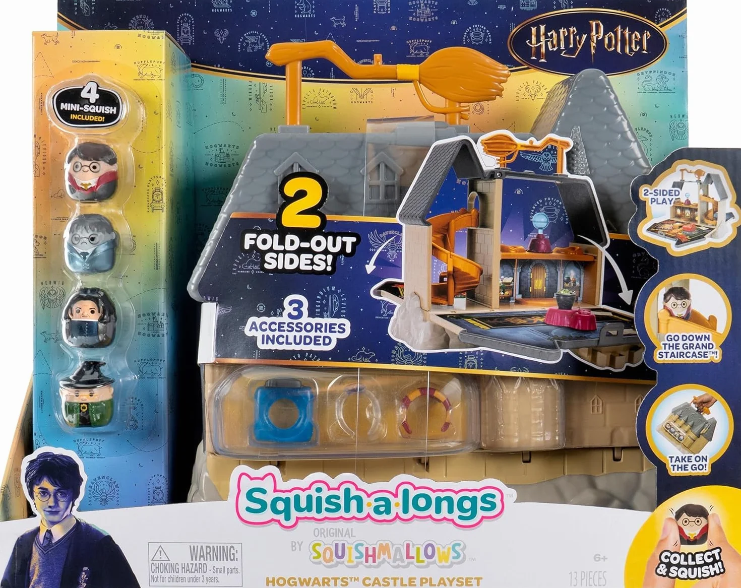 Squish-a-longs Zestaw do zabawy "Harry Potter" Zamek Hogwart