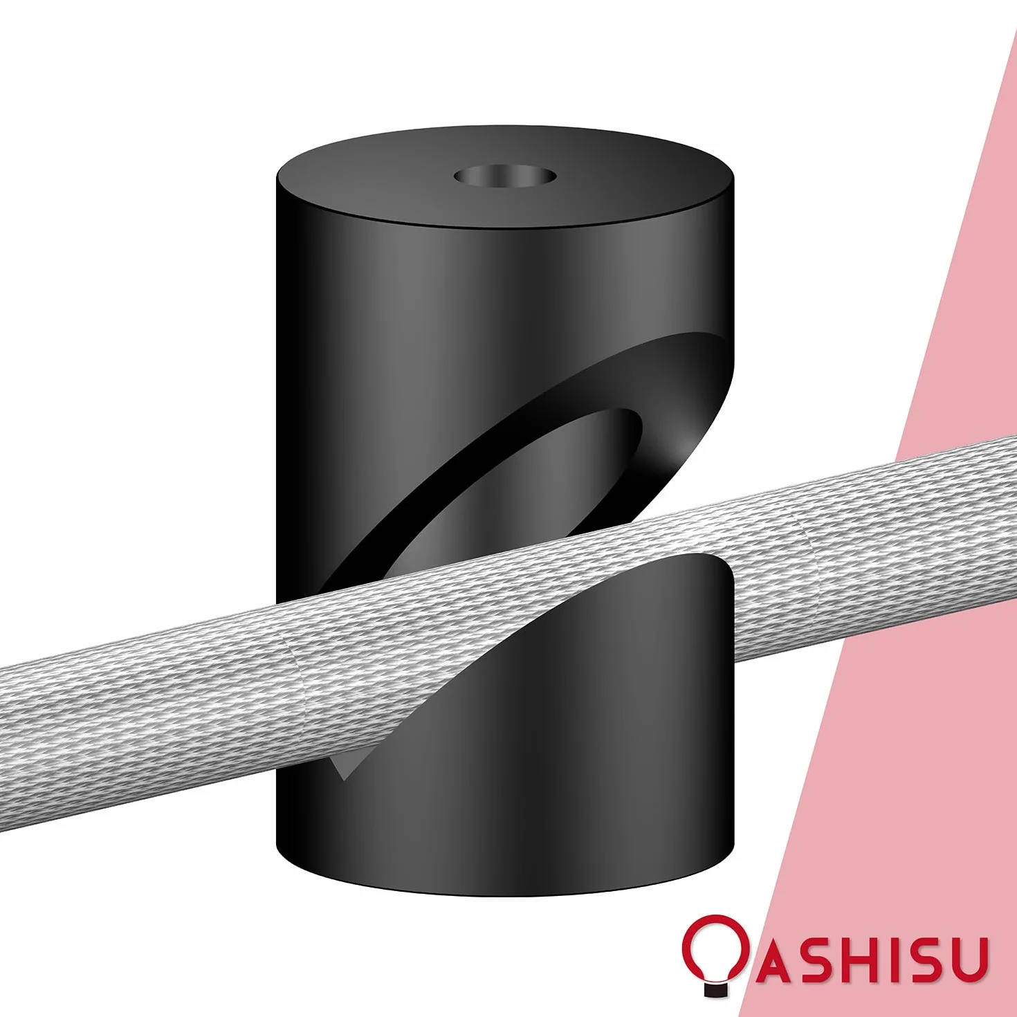 3 sztuki pinów ściennych i sufitowych ze stopu aluminium „V-Stil" czarne do kabli tekstylnych, mocowanie sufitowe, huśtawka małpa, natynkowy uchwyt kablowy do lampy DIY, ze śrubami i kołkami