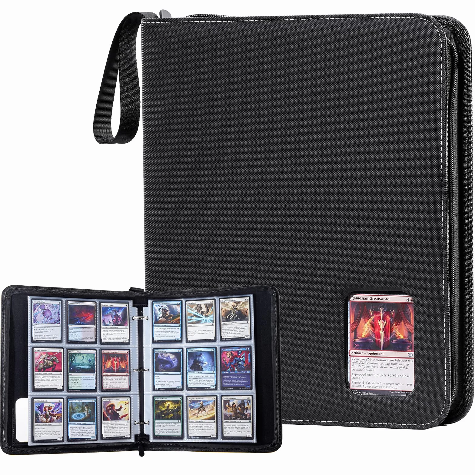 ProCase Album na karty, album na karty, 900 kieszeni, na Magic, TCG, Yu Gi Oh, MTG, czarny