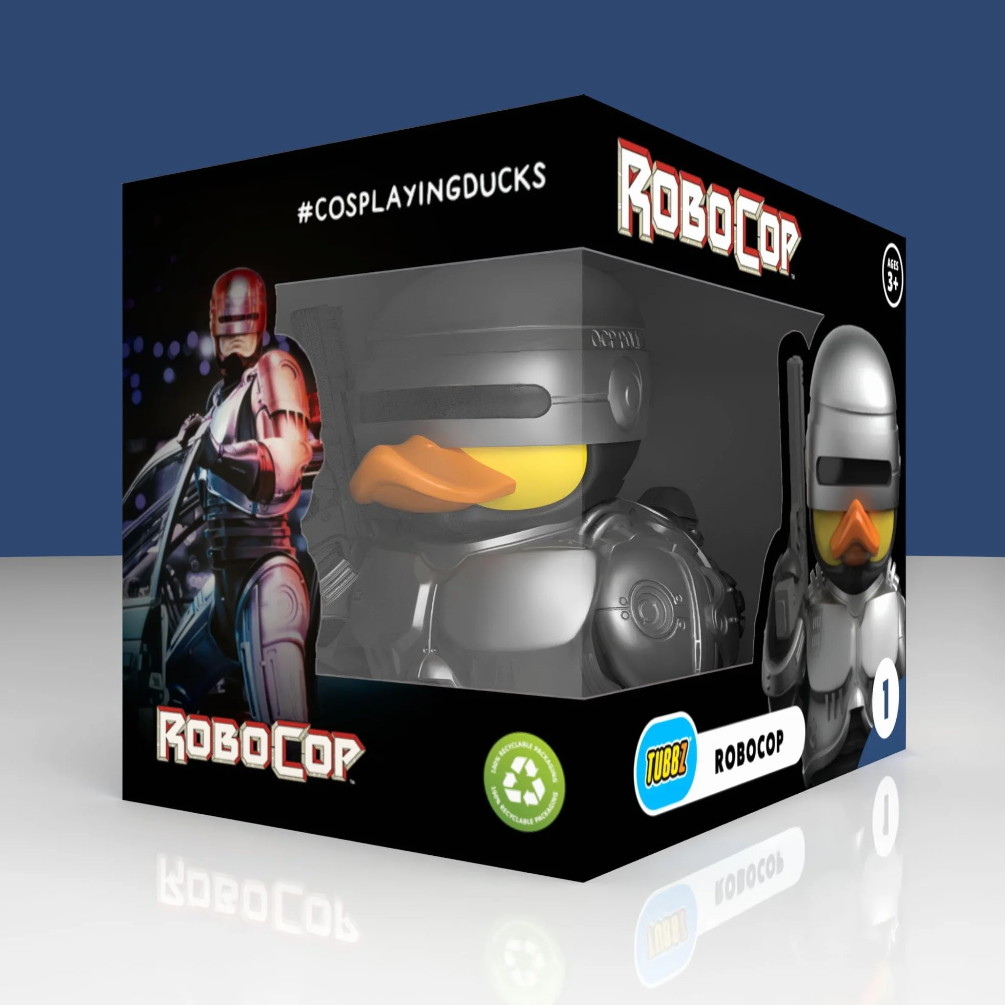 TUBBZ Edycja pudełkowa: Robocop Cosplay gumowa kaczka winylowa figurka