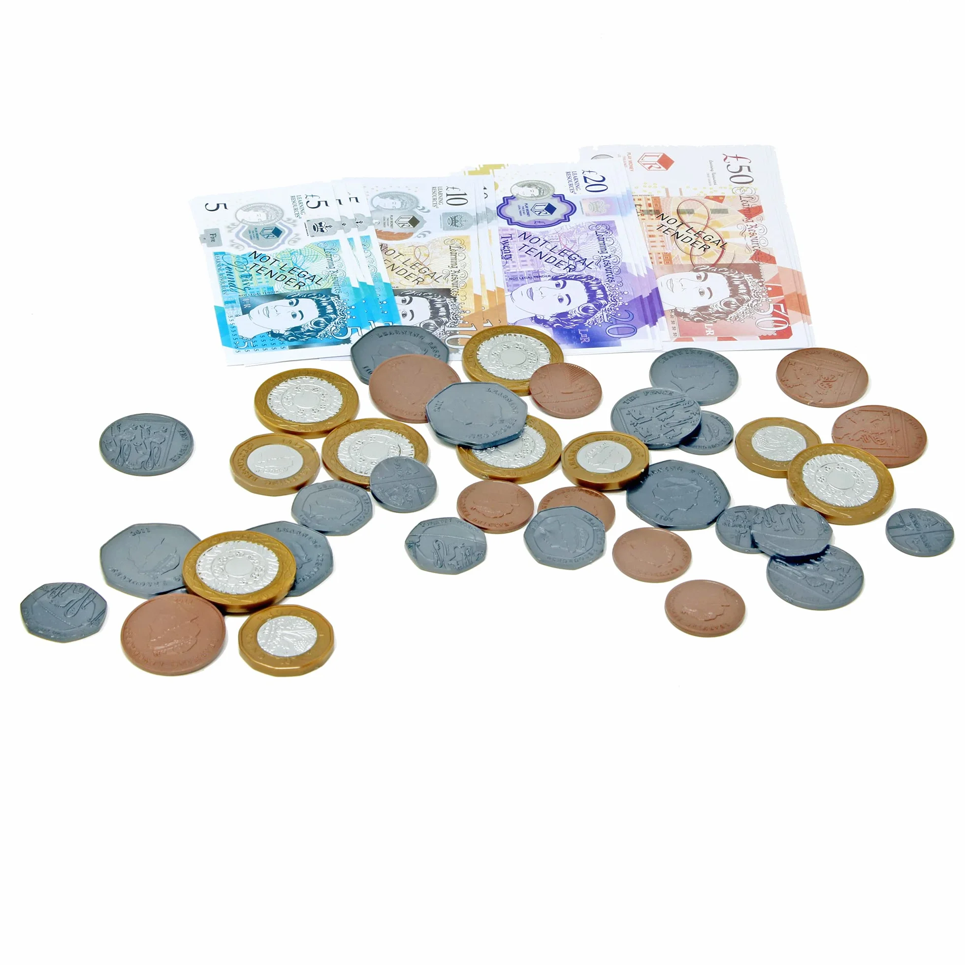 Learning Resources Funt szterling Bawic sie Pieniadze 96-Sztuk Zestaw