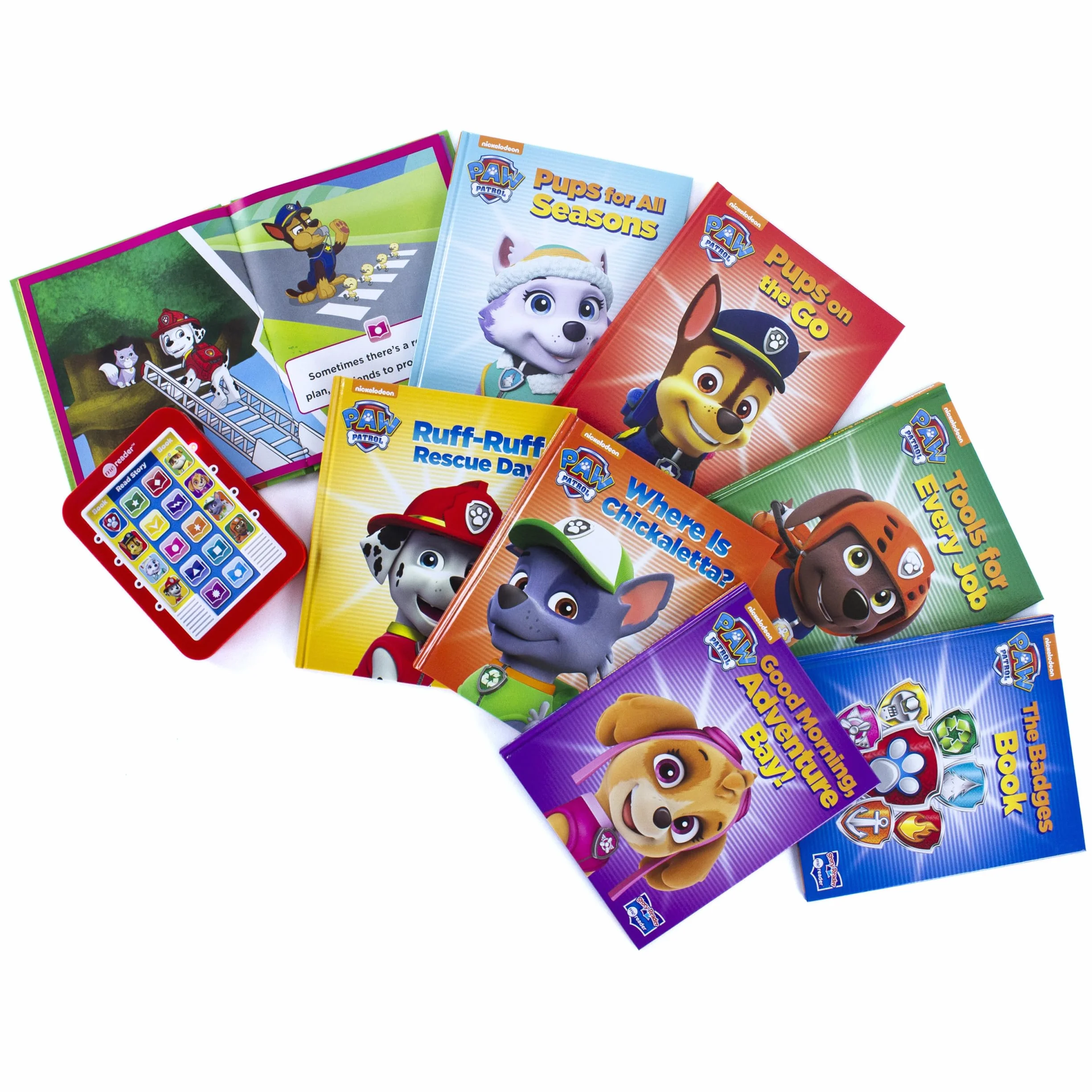 Nickelodeon - Paw Patrol Me Reader Electronic Reader and 8 Sound Book Library - PI Kids: Me Reader: 8-Book Library and Electronic Reader
