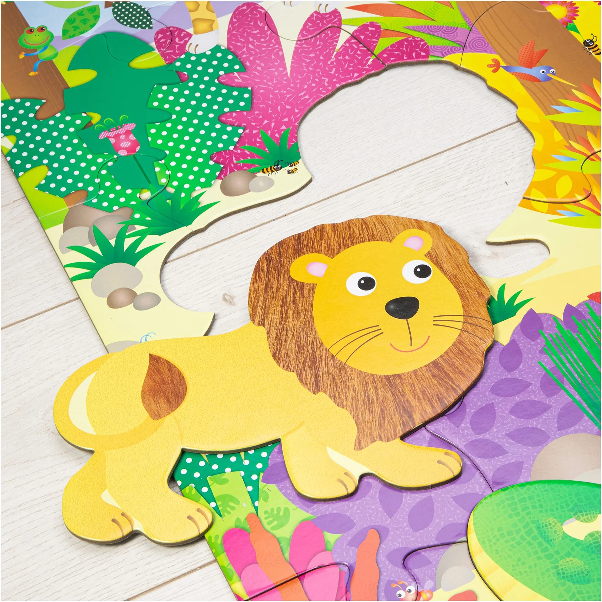 Galt Toys, Giant Floor Puzzle - Jungle, Floor Puzzles for Kids, Ages 3 Years Plus