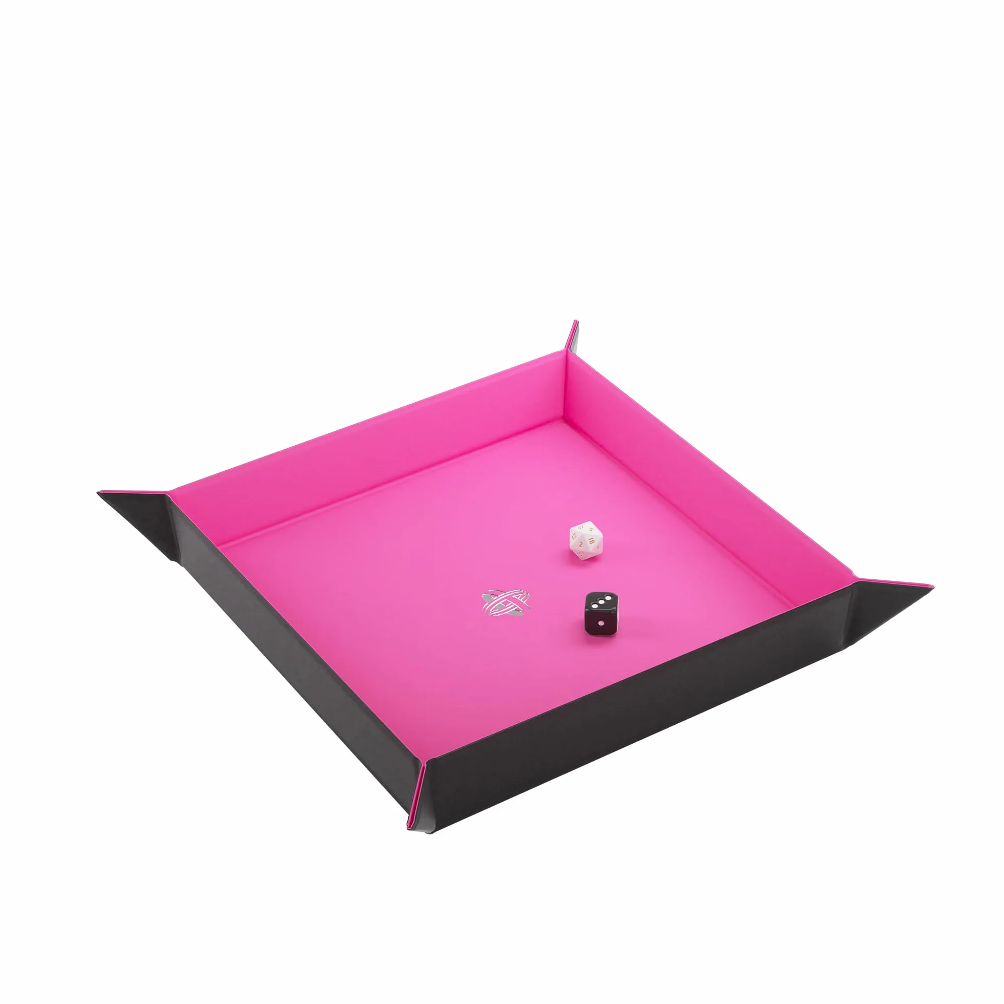 Magnetic Dice Tray Square Black/Pink