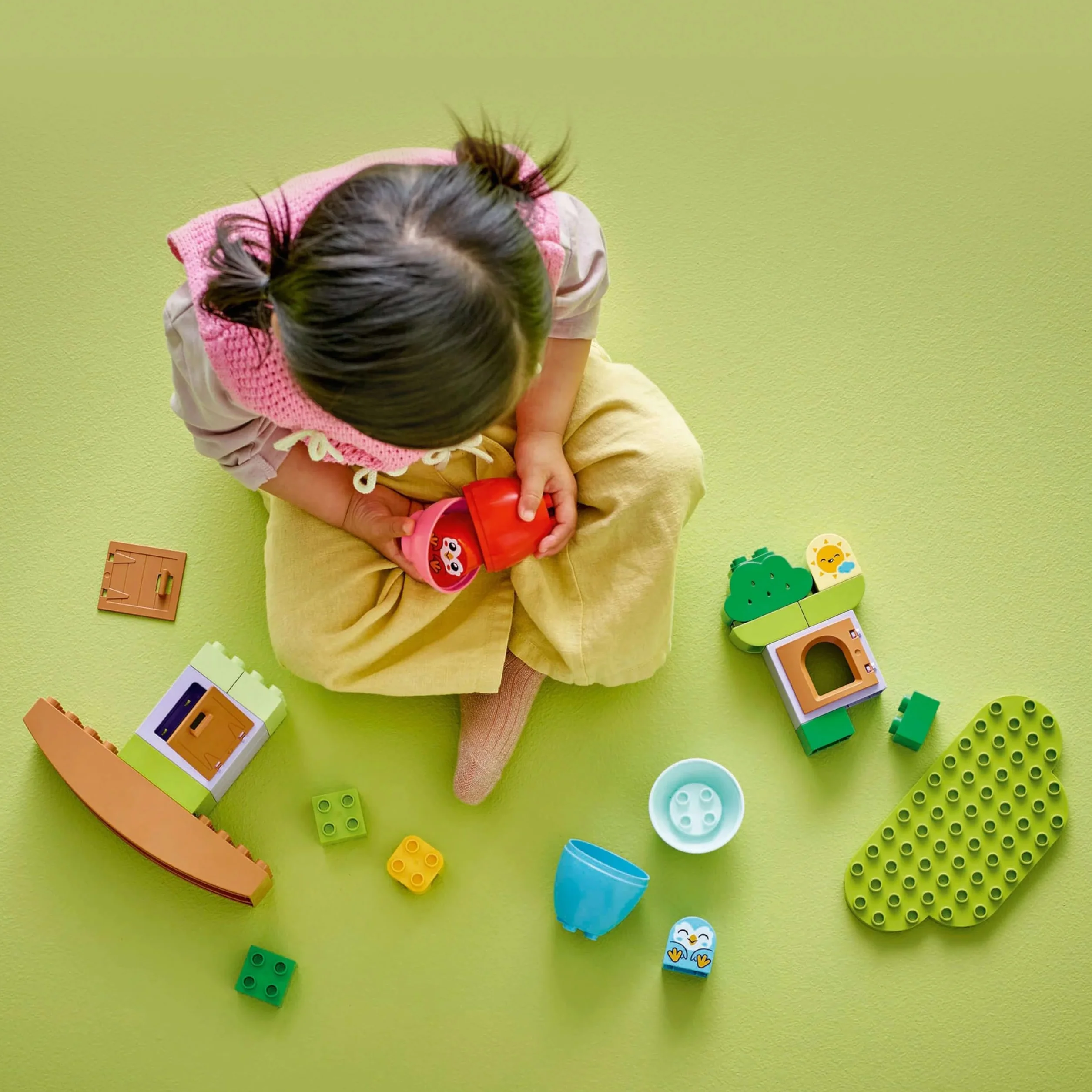 LEGO DUPLO Moje Pierwsze Balansujące Drzewko 10440 Edukacyjna Zabawka dla Dziecka z Domkiem na Drzewie i 2 Figurkami Ptaków